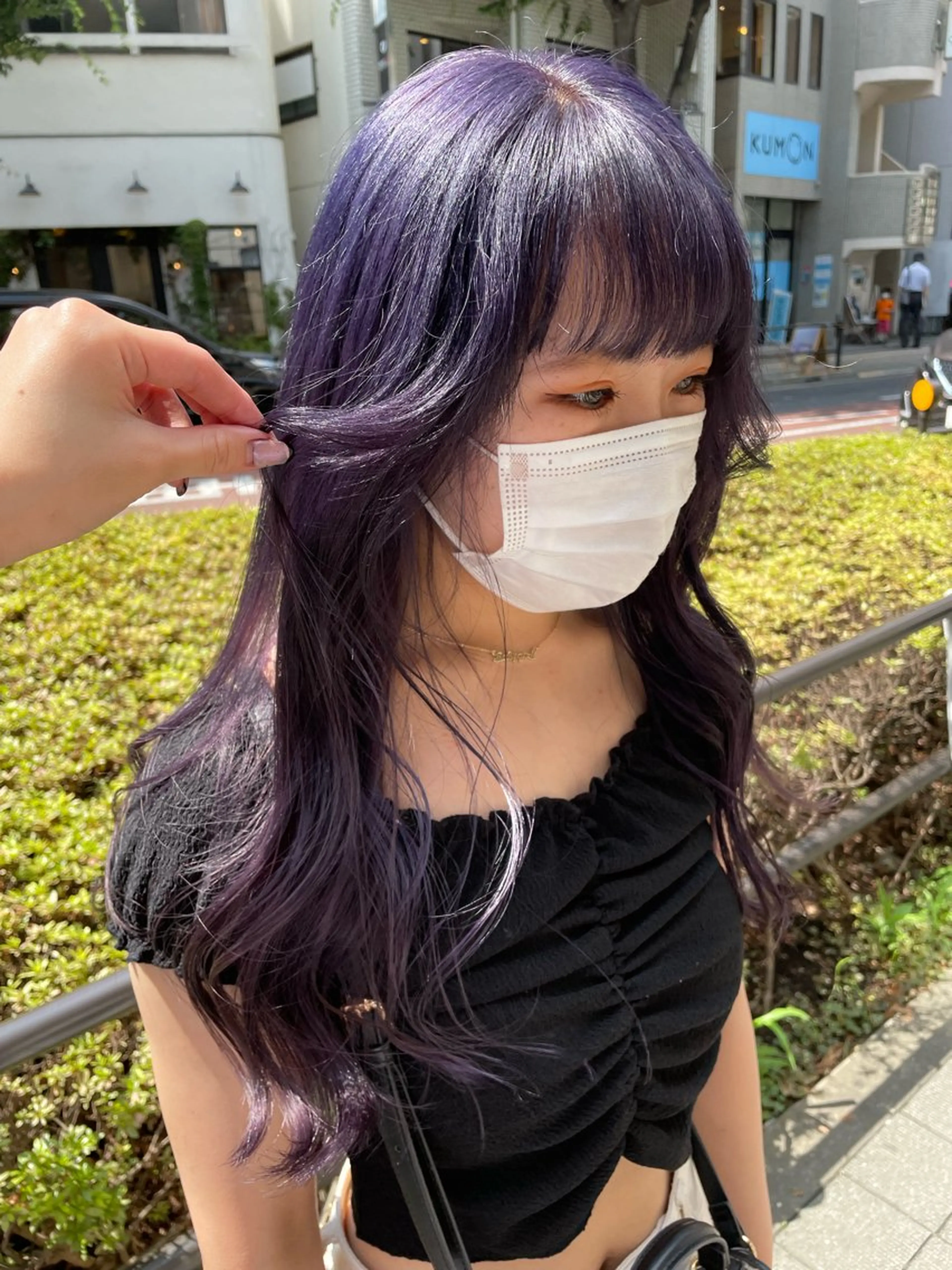 ミディアム ヘアカラー デザインカラー/ eye/栞のヘアスタイル