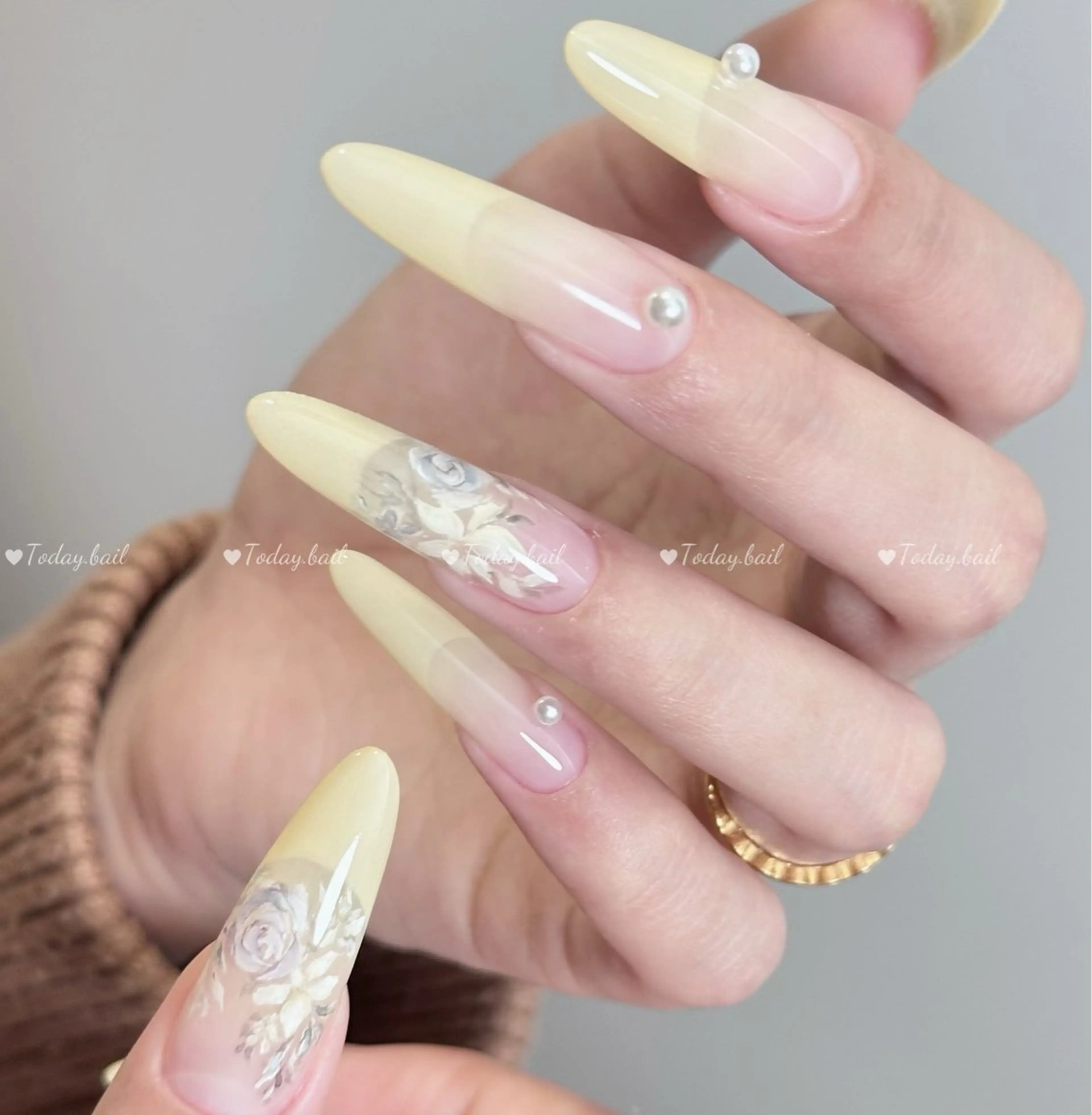 ネイル ハンドネイル 🎀Today nail💅のネイルデザイン