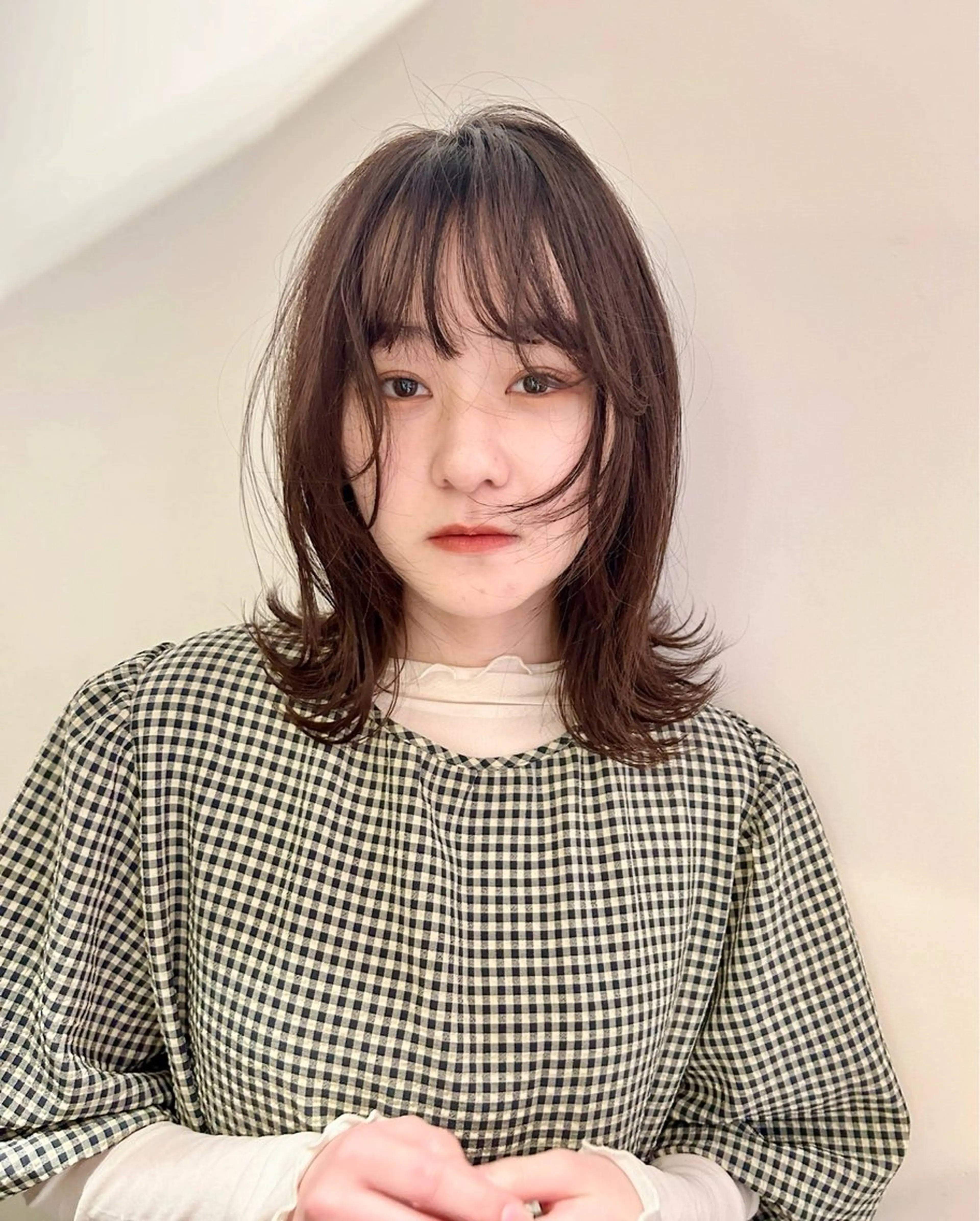 ミディアム 丸みボブ/ショート /大山杏奈🌙のヘアスタイル