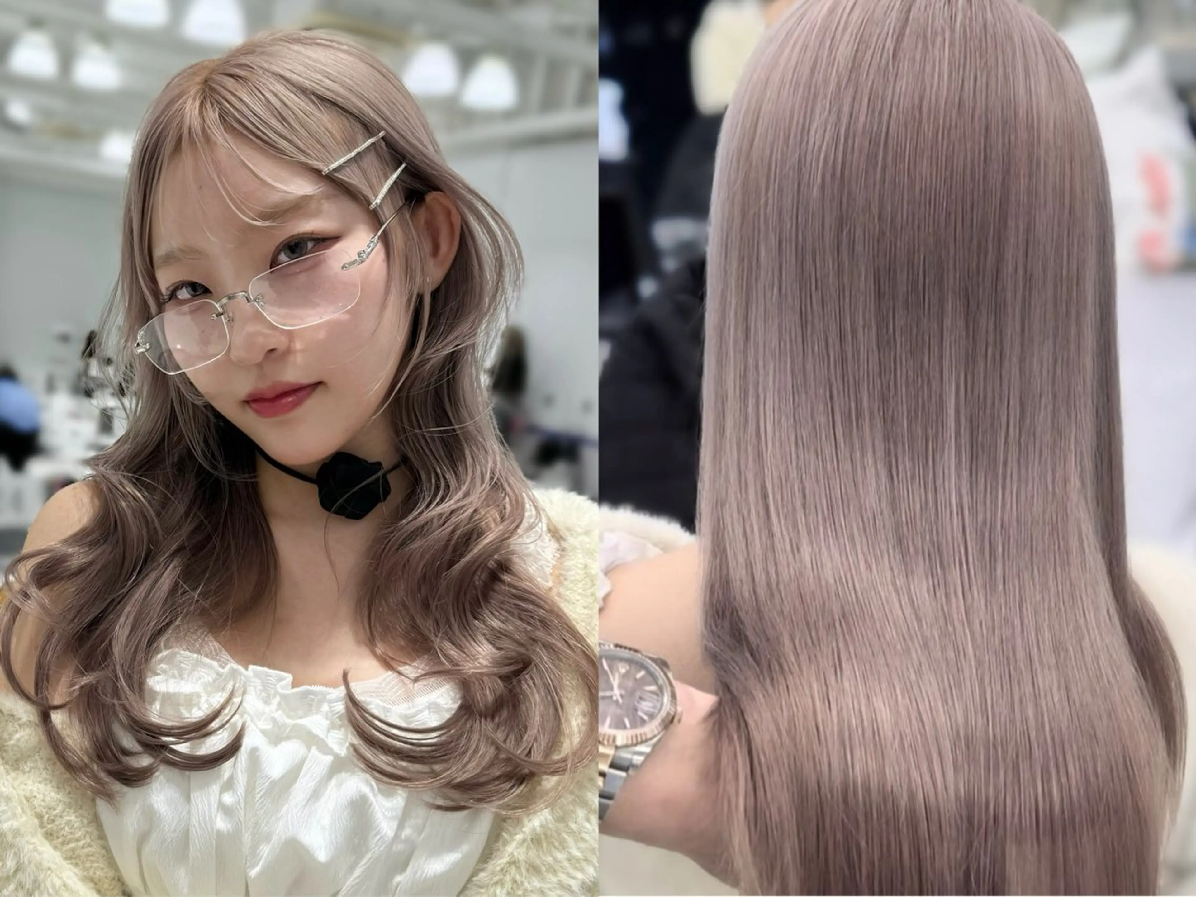 ロング カラー COA GINZA 空也/前髪/顔まわりのヘアスタイル