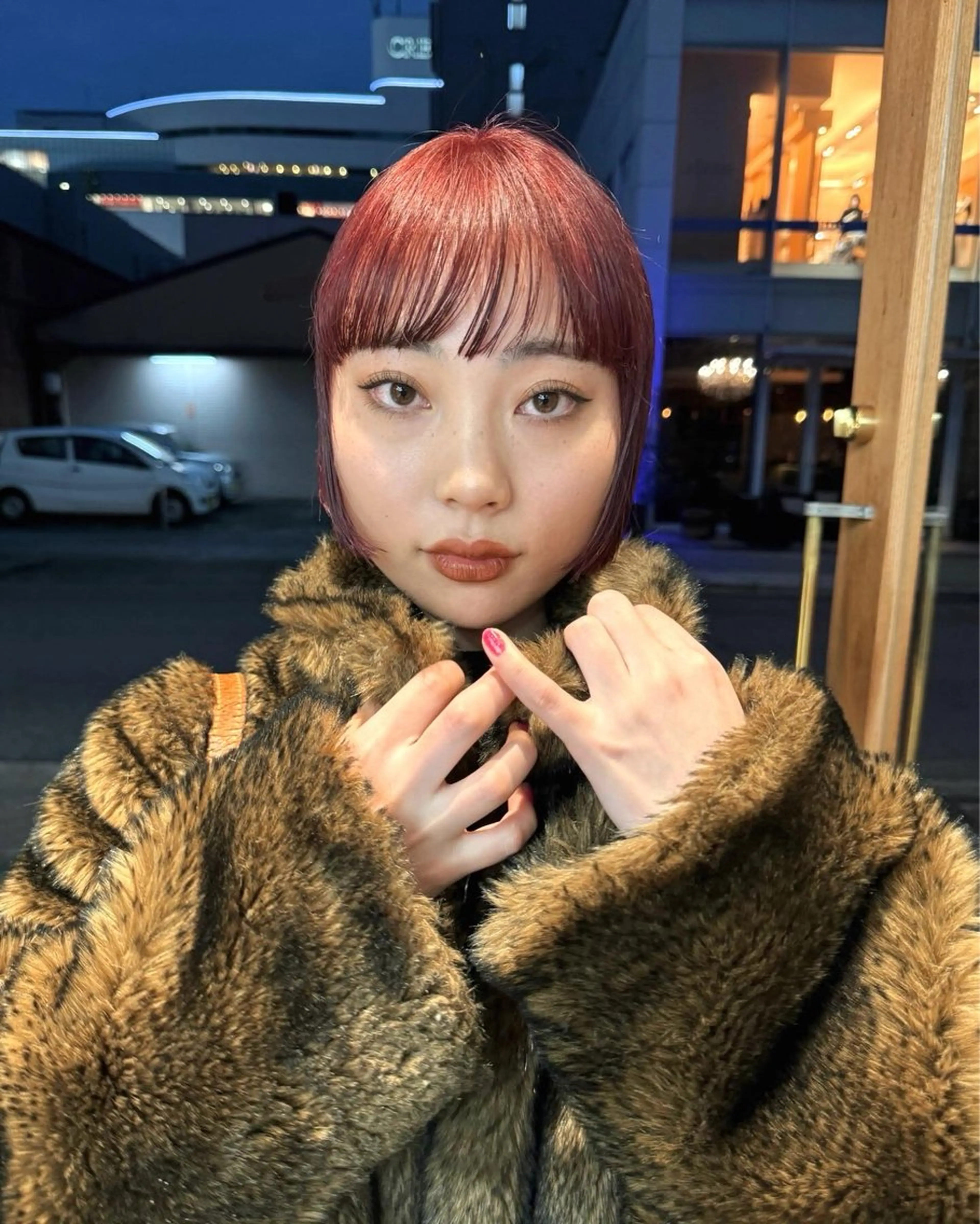 ショート カラー バイオレットカラー カット ヘアカラー トリートメント Kaito🐶/ デザイン/レイヤーのヘアスタイル