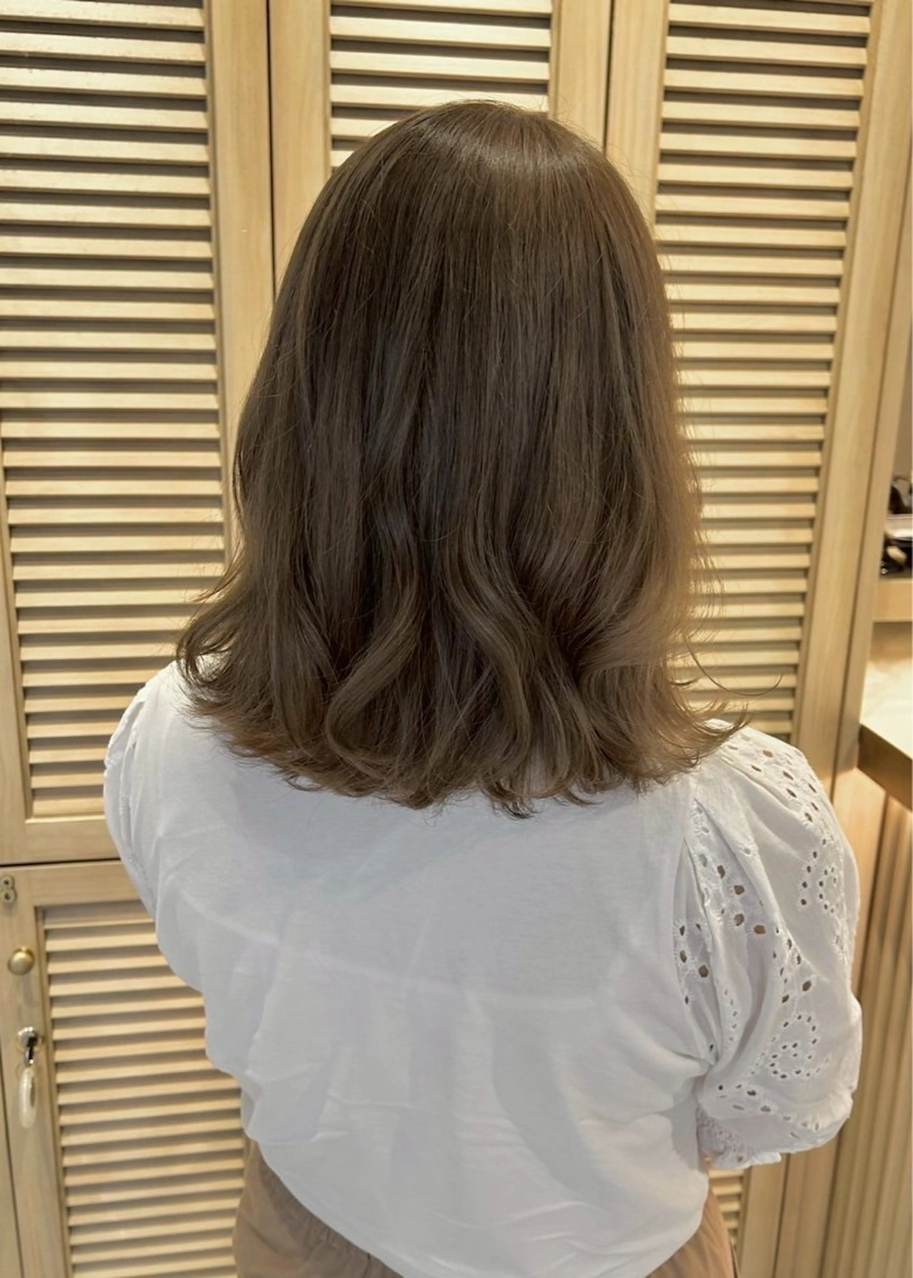 ミディアム カラー パーマ ヘアアレンジ サナ / elto四条烏丸のヘアスタイル