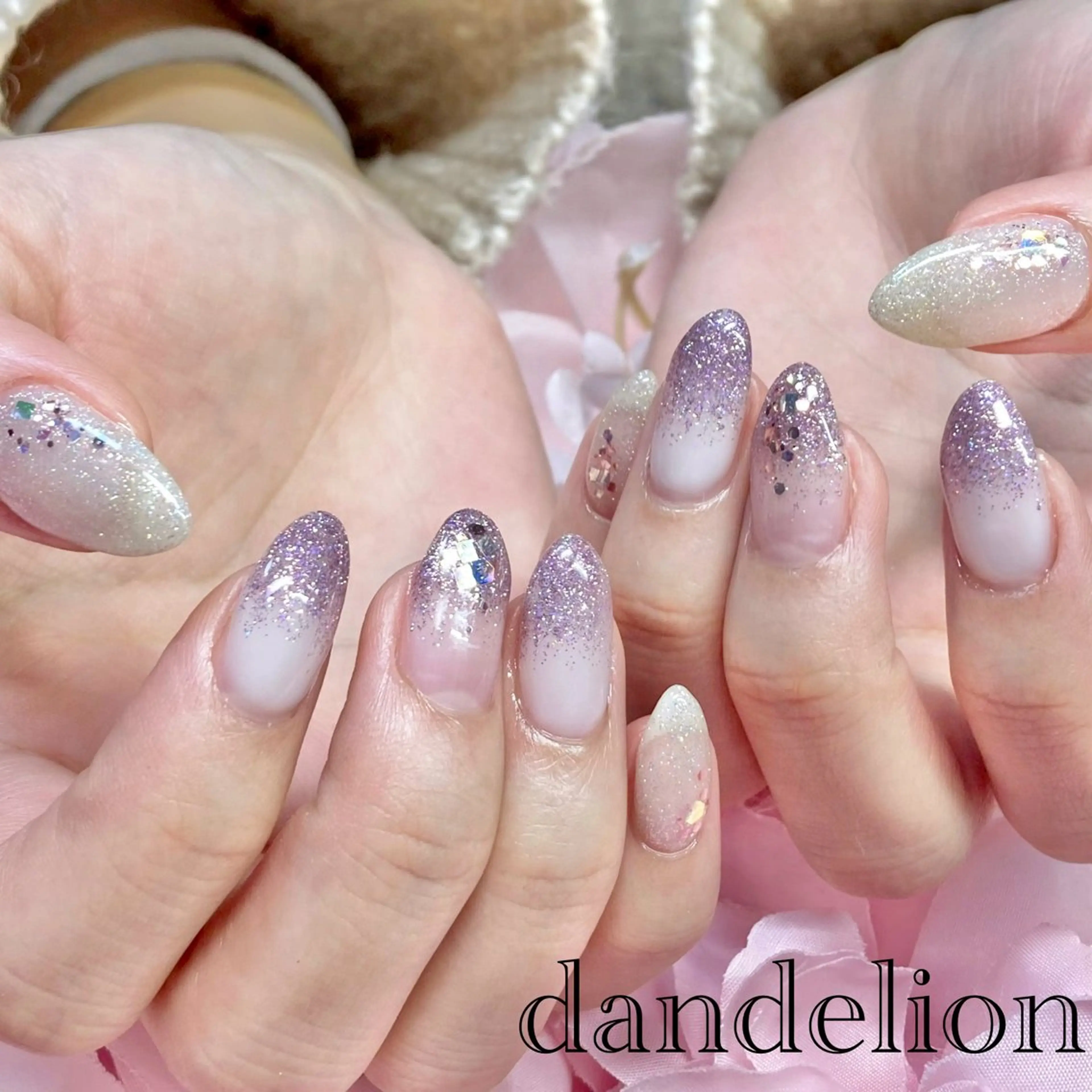 ネイル ハンドネイル ハンドケア dandelion ダンデライオンのネイルデザイン