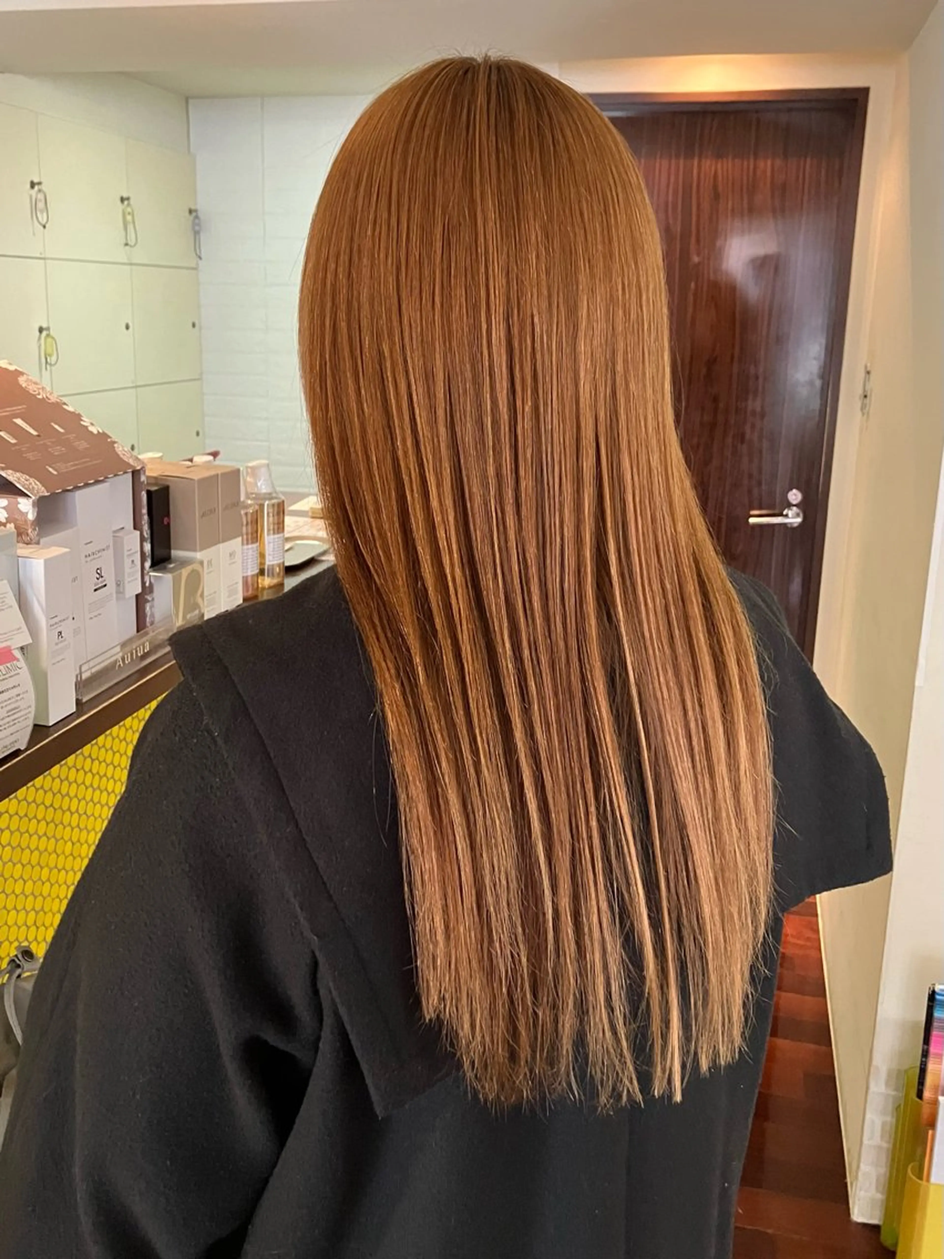 ロング カラー 酸性ストレート 髪質改善美容師 🪽YOSSYのヘアスタイル