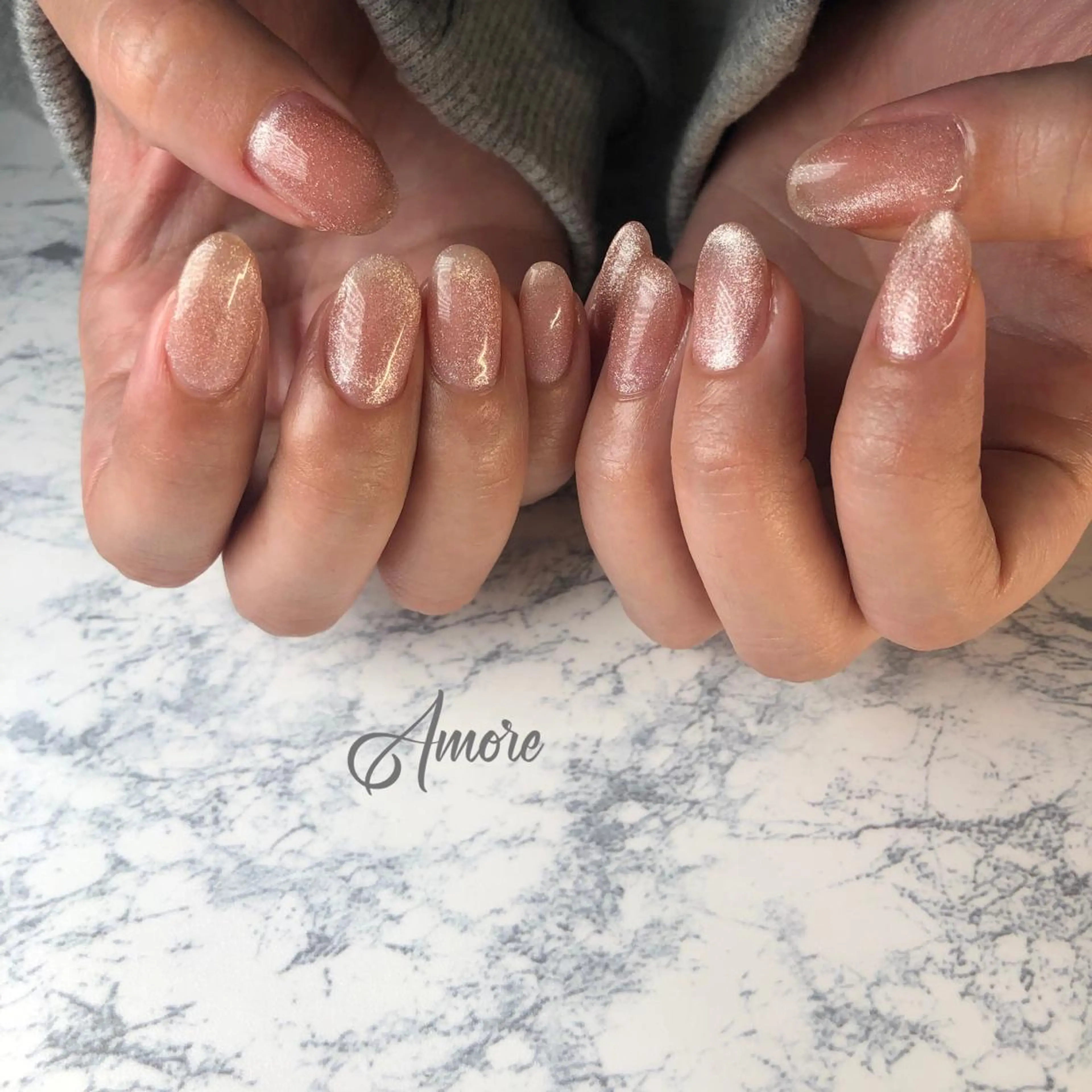 ネイル ジェルネイル 氷ネイル・うるうるネイル マグネットネイル ミラーネイル ニュアンスネイル You kyehwaのネイルデザイン