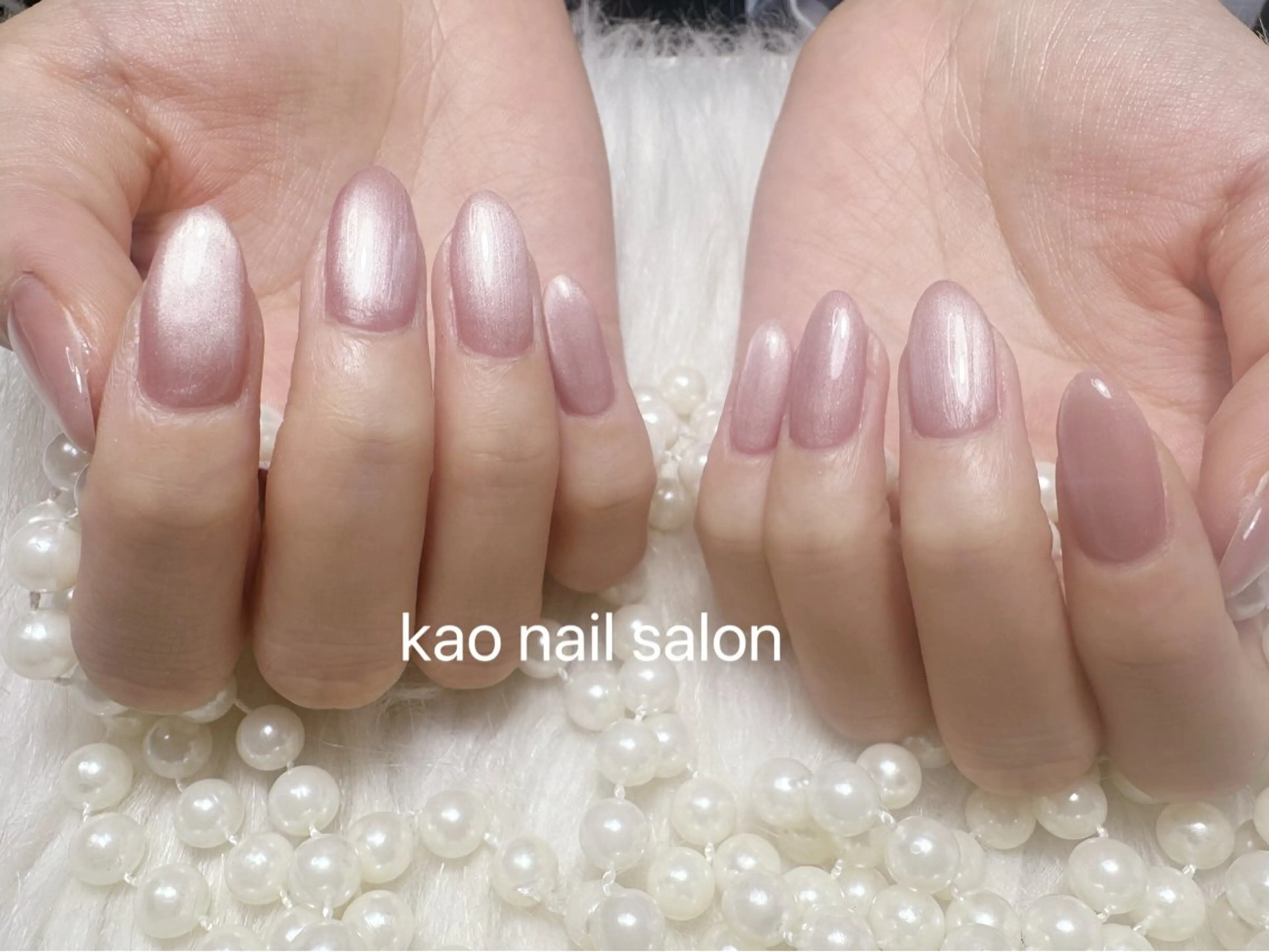 ネイル ハンドネイル kao nail マグネット/長さだしのネイルデザイン