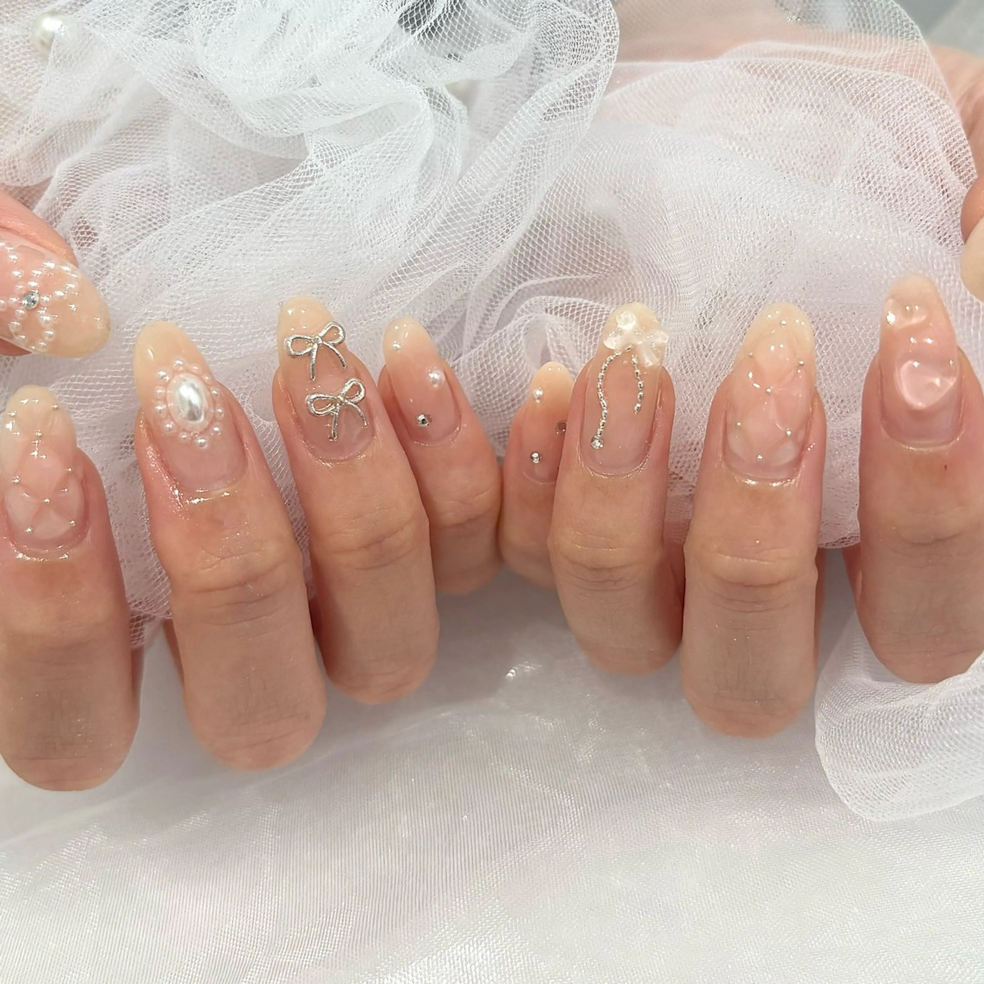 ネイル ハンドネイル eight横浜☁️ くまべのネイルデザイン