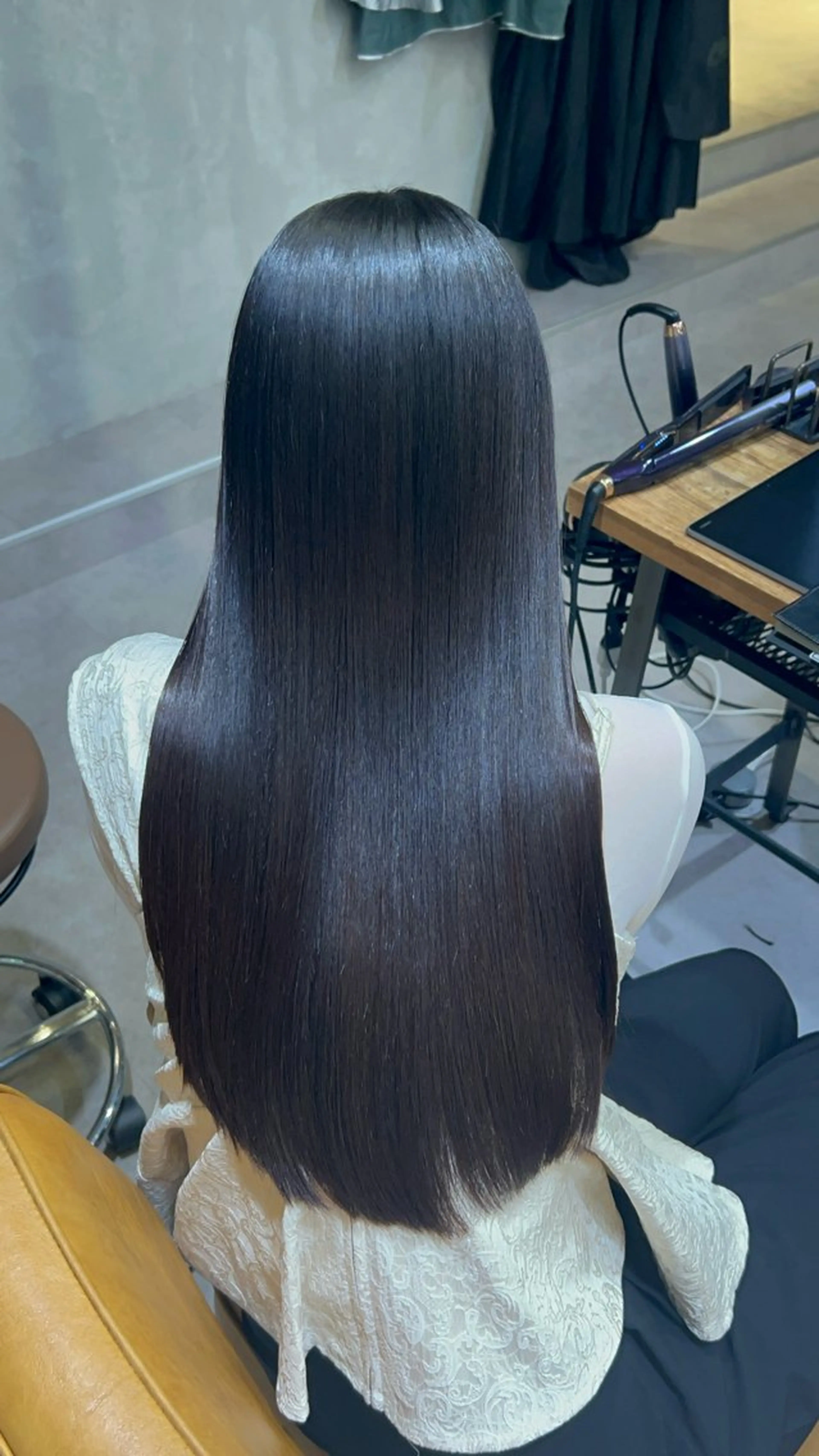 ロング 縮毛矯正 MASHU凜花 【大阪 梅田】のヘアスタイル