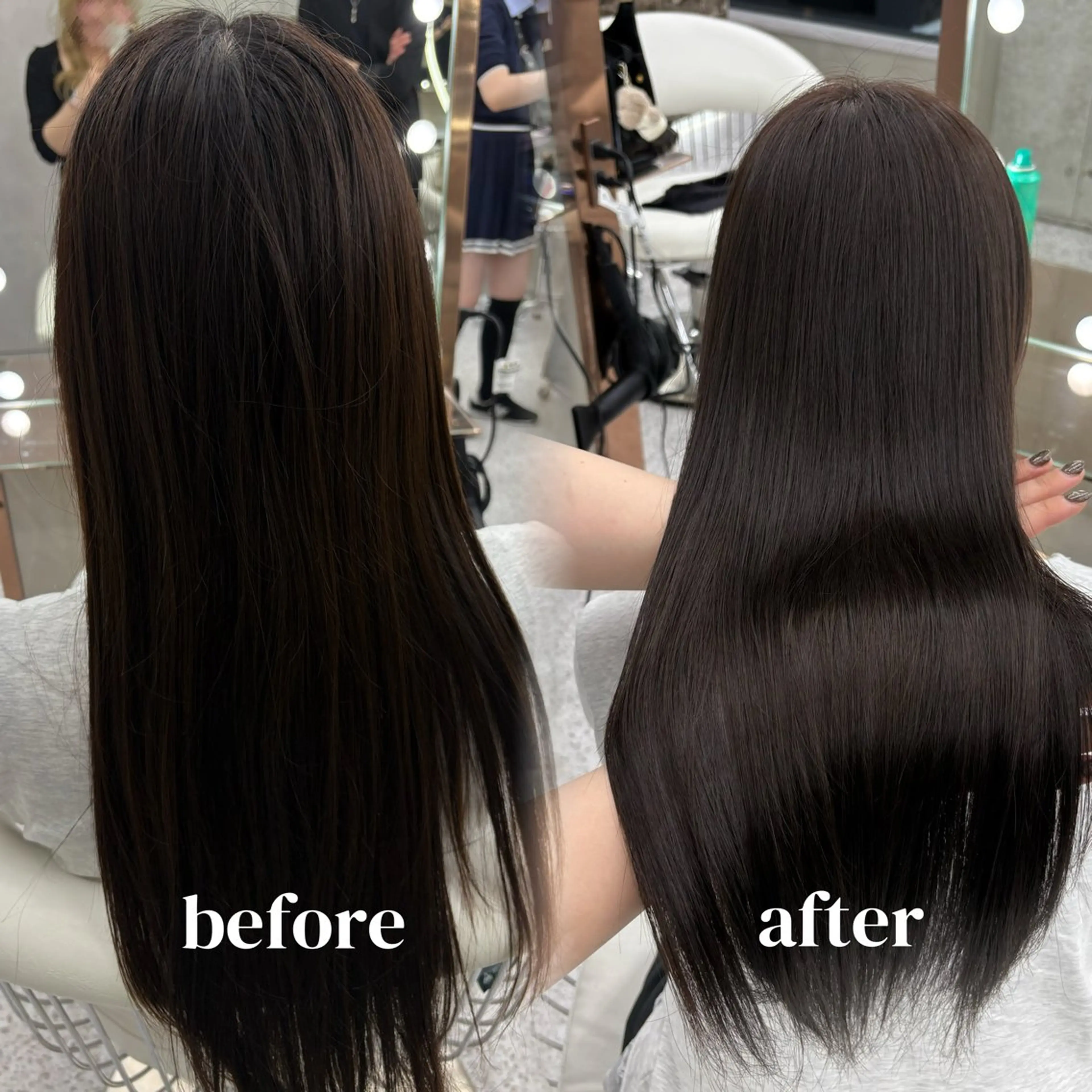 カラー YUI  透明感🌱 グレージュ🌿‬大宮のヘアスタイル