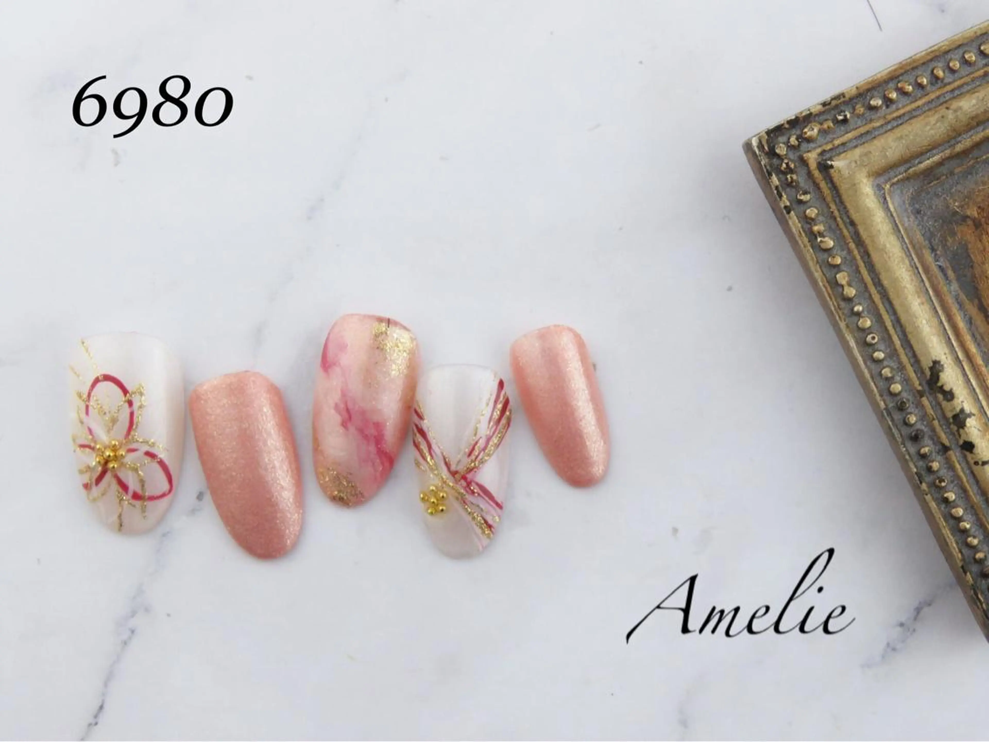 ネイル ハンドネイル いちじゅう あおいのネイルデザイン