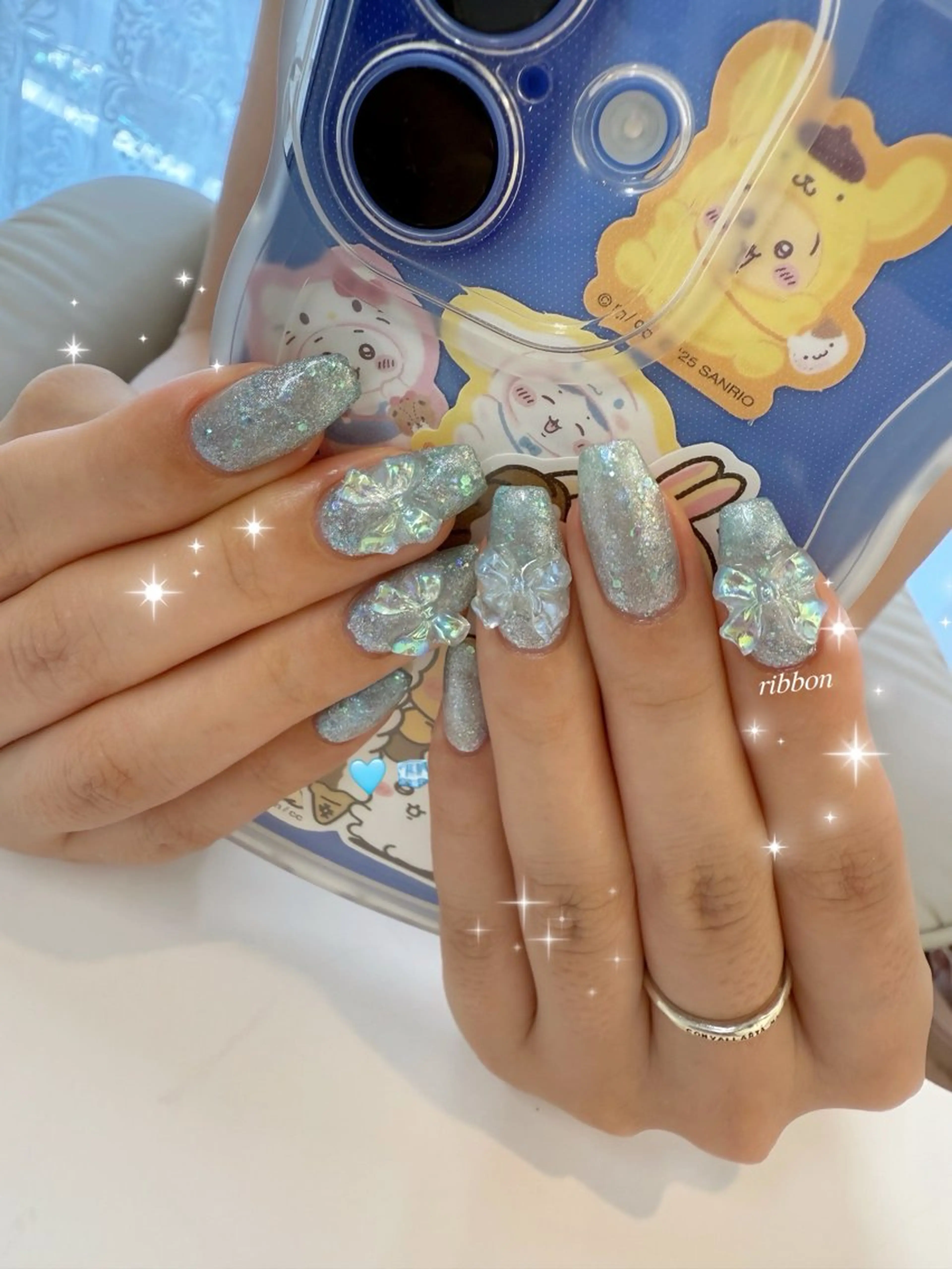 ネイル ブルー nail salon BON所属・nail salon BONはるのネイルデザイン