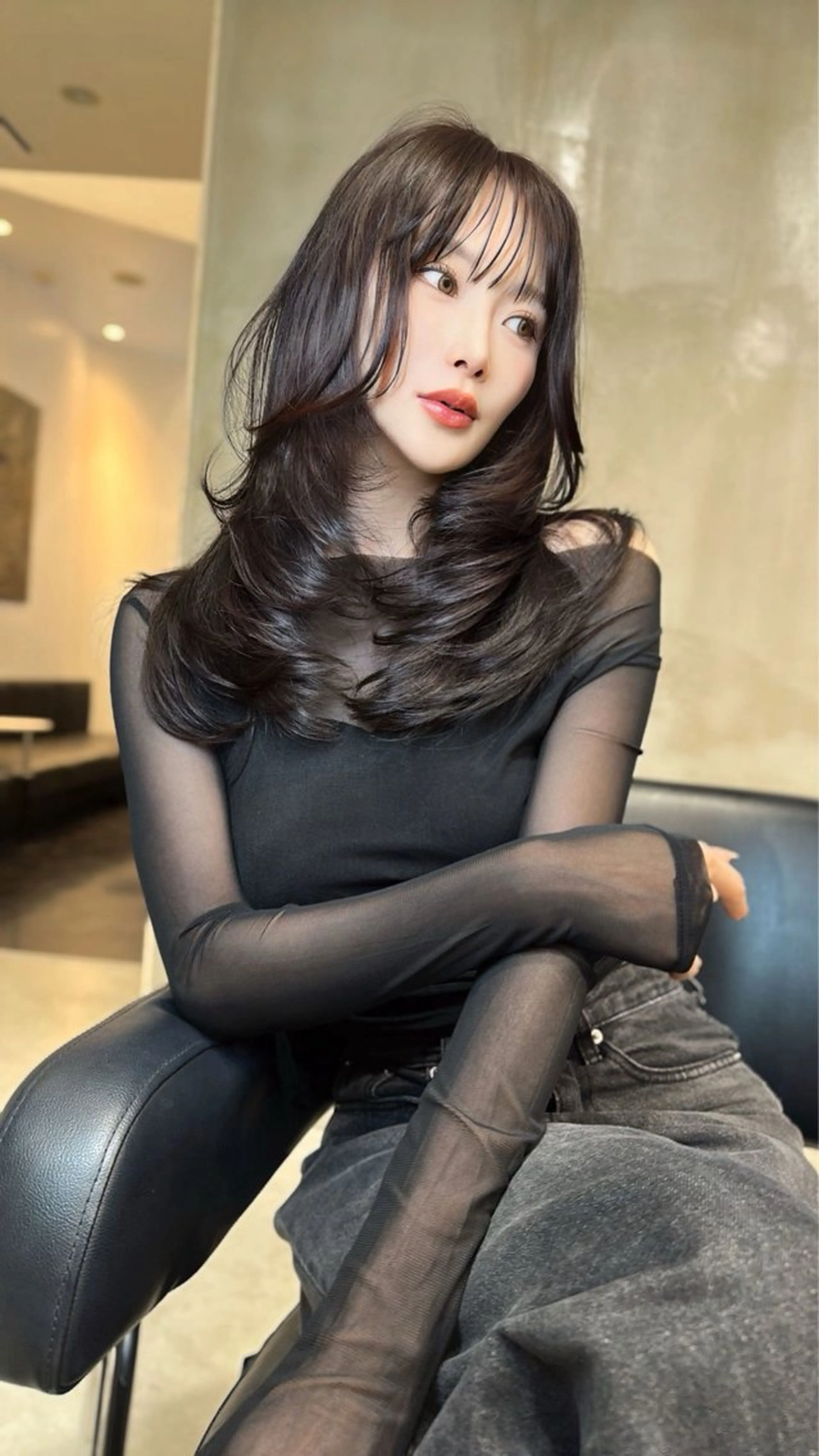 ロング 中韓🇨🇳🇰🇷 🤍TAKAHIROのヘアスタイル