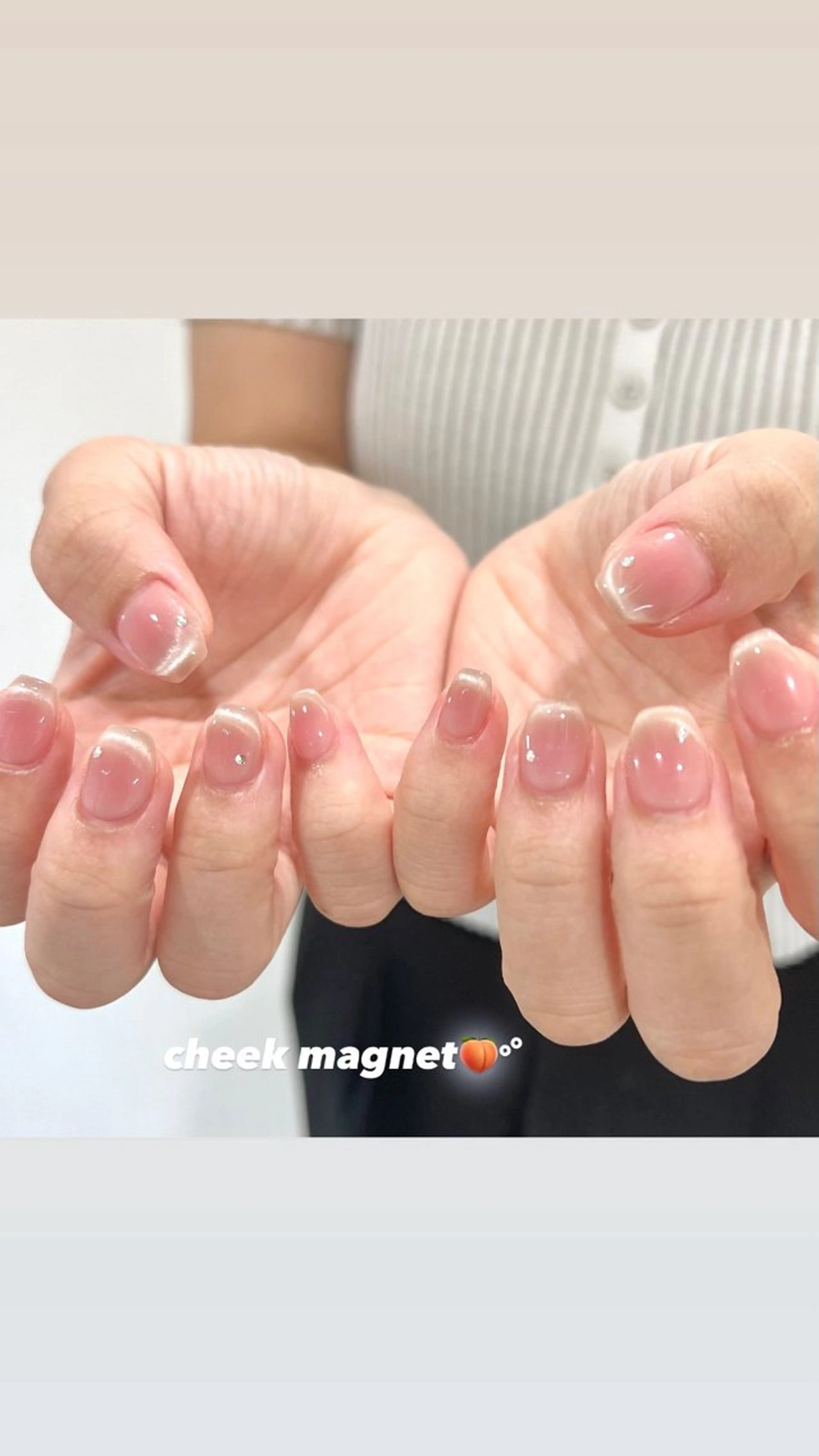 ネイル 🎀チーク/ちゅるん 🫧chisa🎀のネイルデザイン