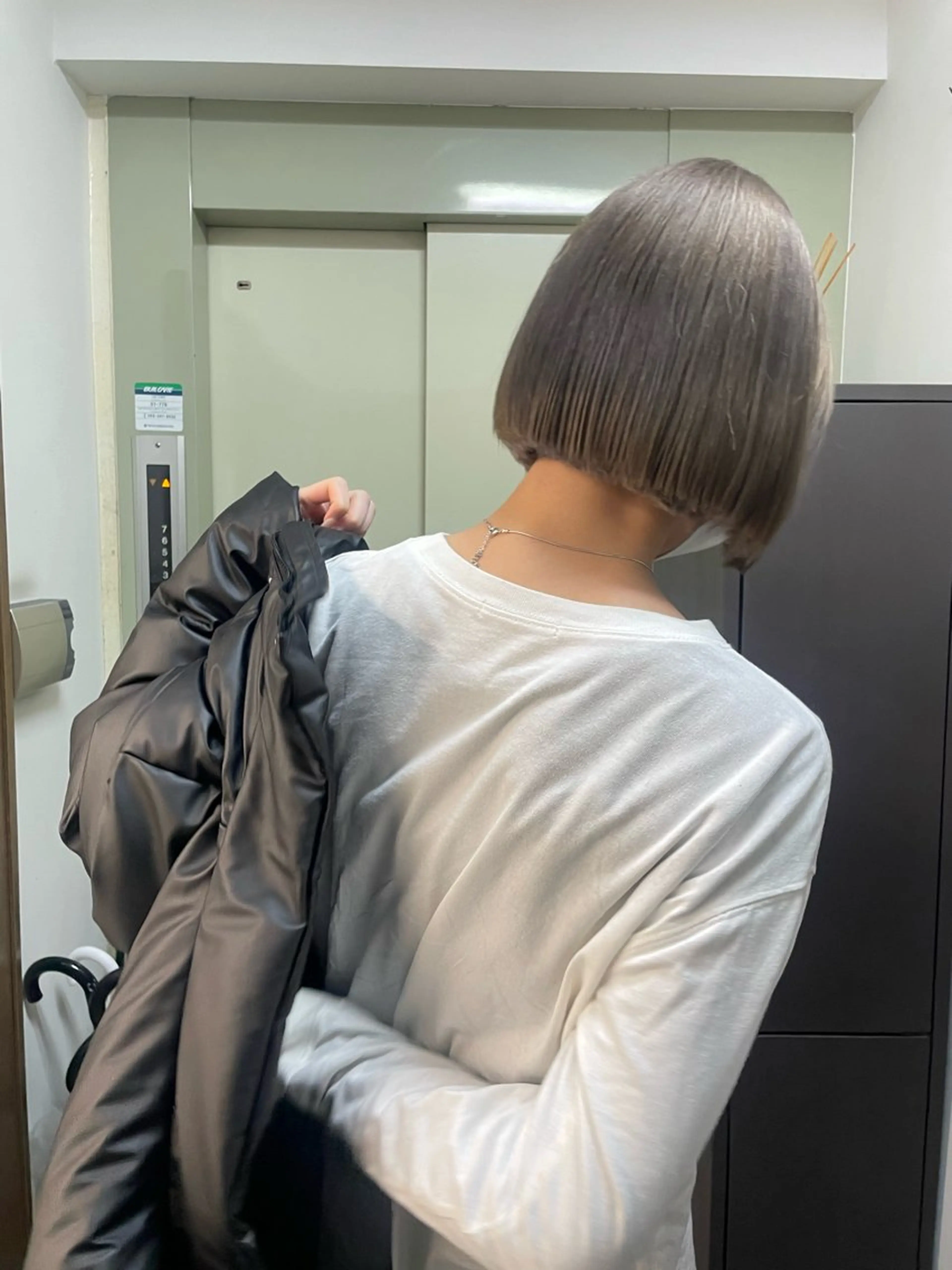 ミディアム ボブカットモデル/パ ーマ/harunaのヘアスタイル