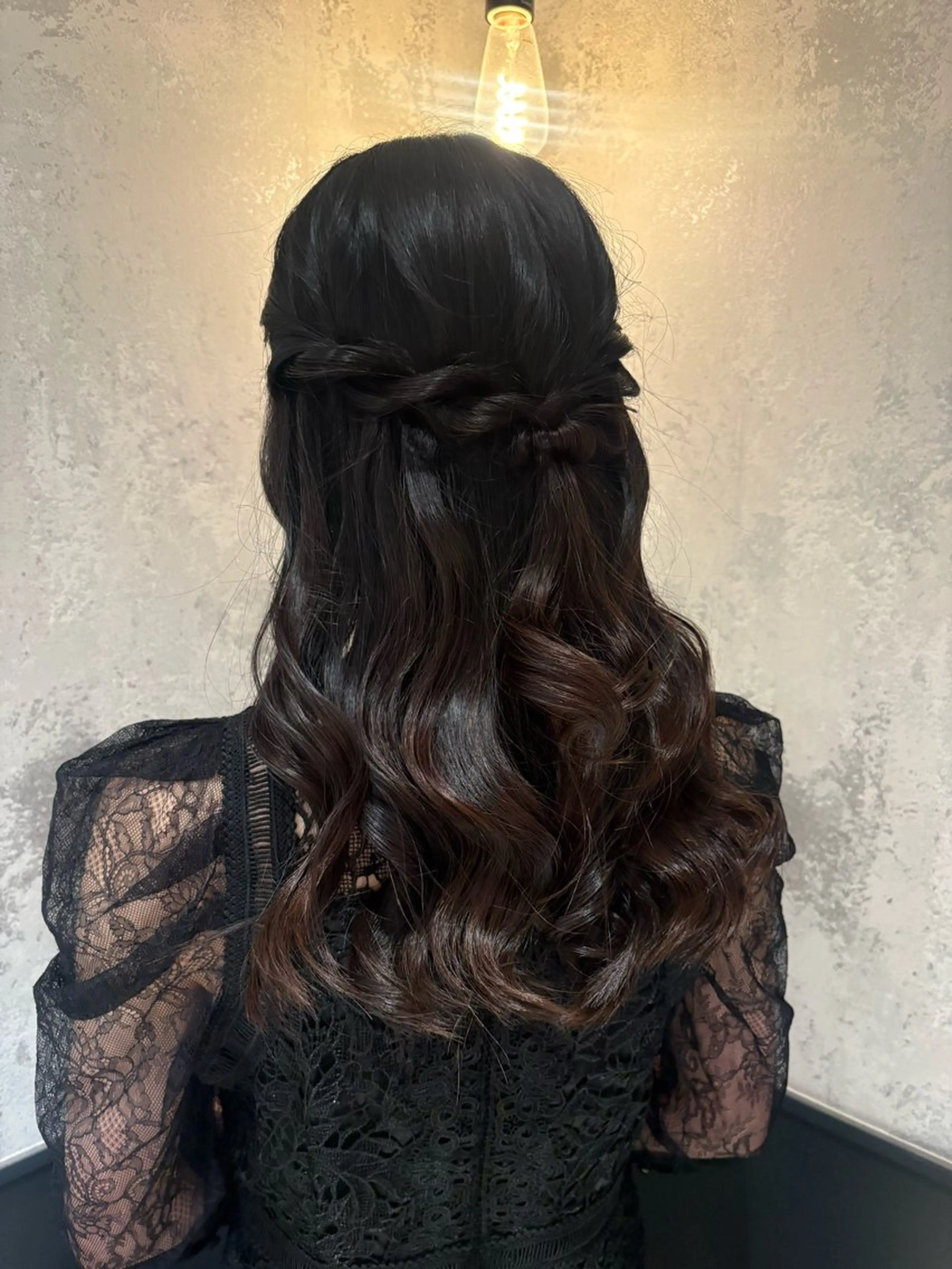 ミディアム ブリーチなしダブル/ 韓国/暖色/平塚のヘアスタイル