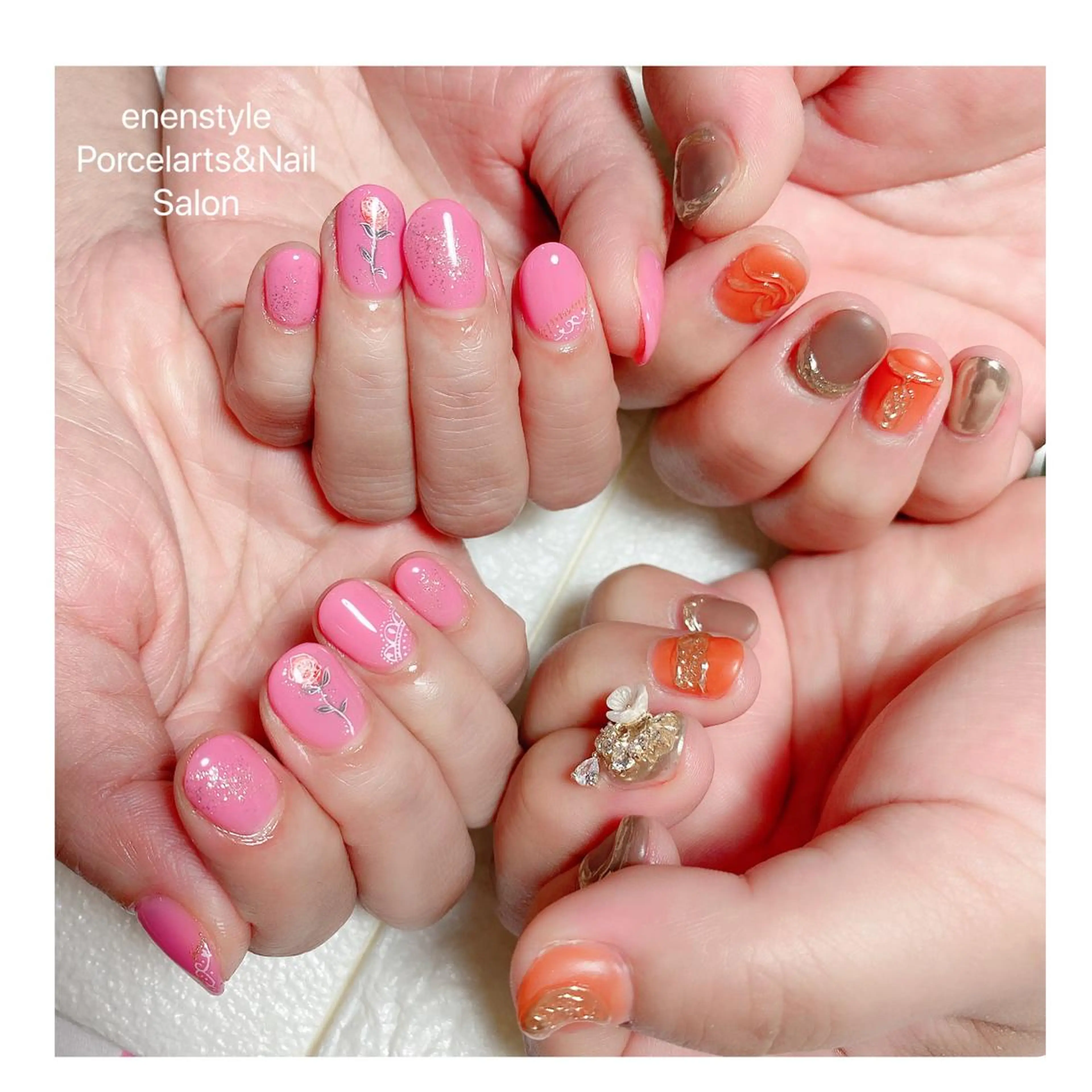 ショート ネイル 👑enen style👑のネイルデザイン