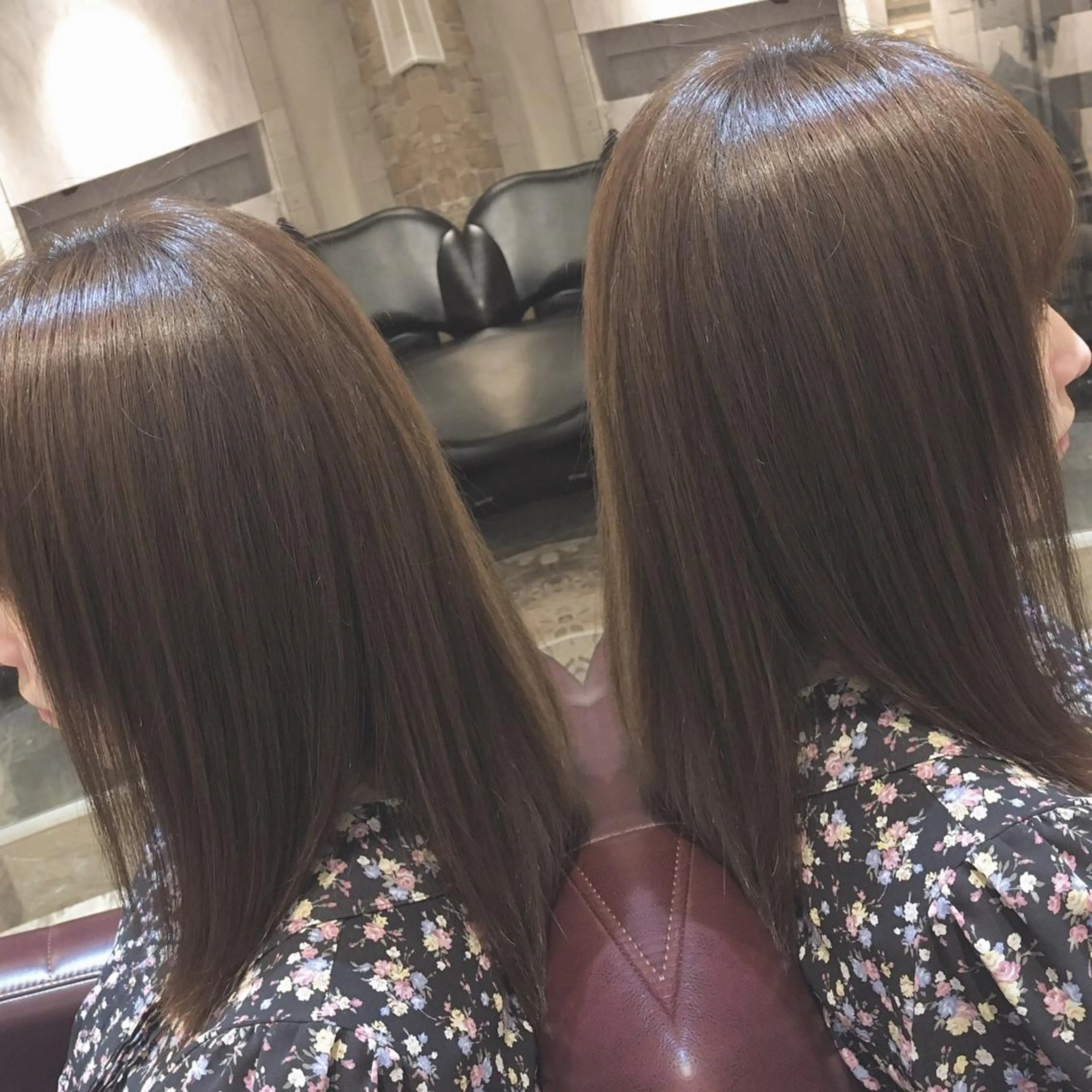 ミディアム カラー 髪質改善カラー、美髪 トリートメント専門のヘアスタイル