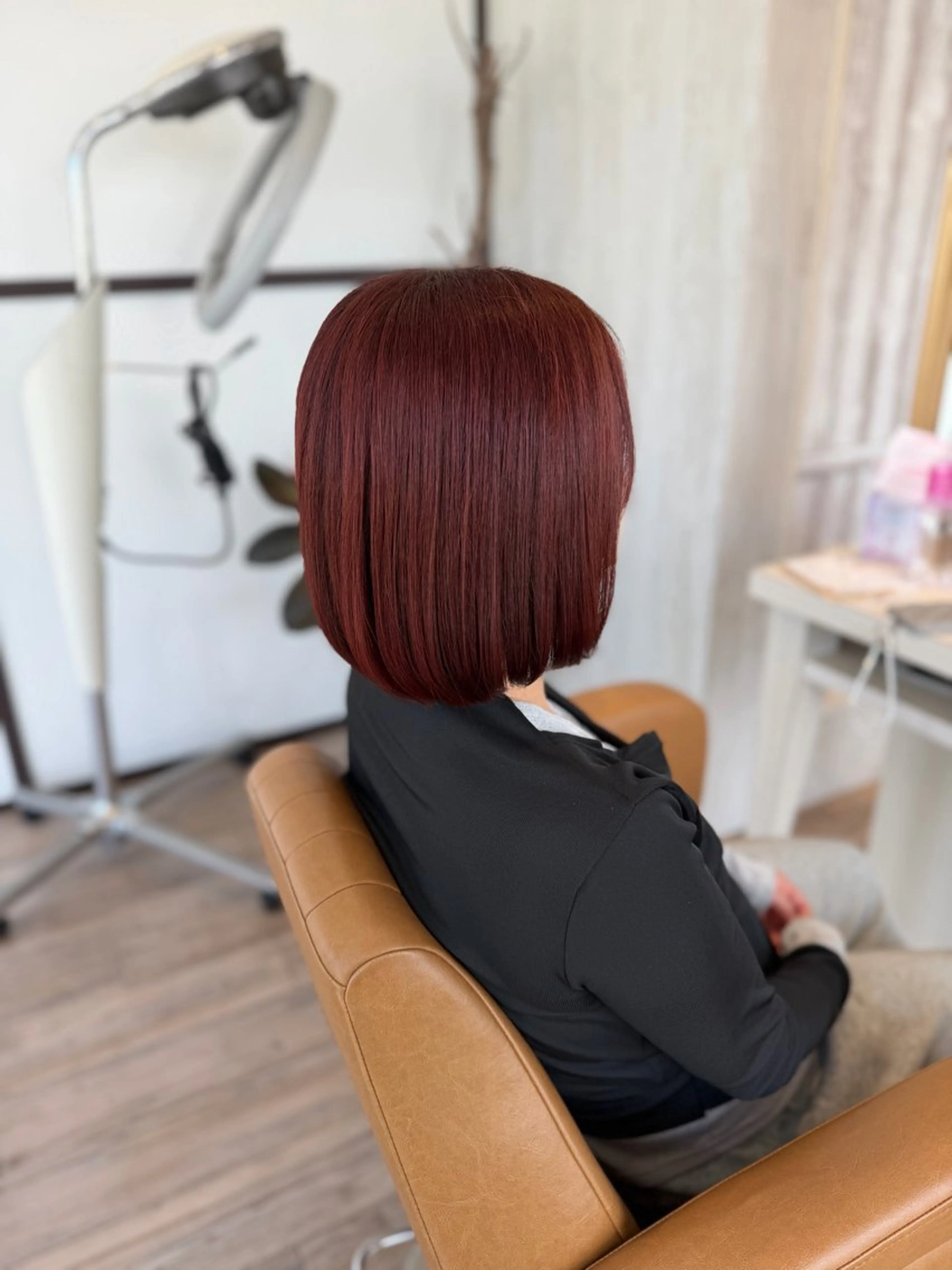 ショート ヘアカラー トリートメント 美優🐩/透明感/ ブリーチ/栄のヘアスタイル