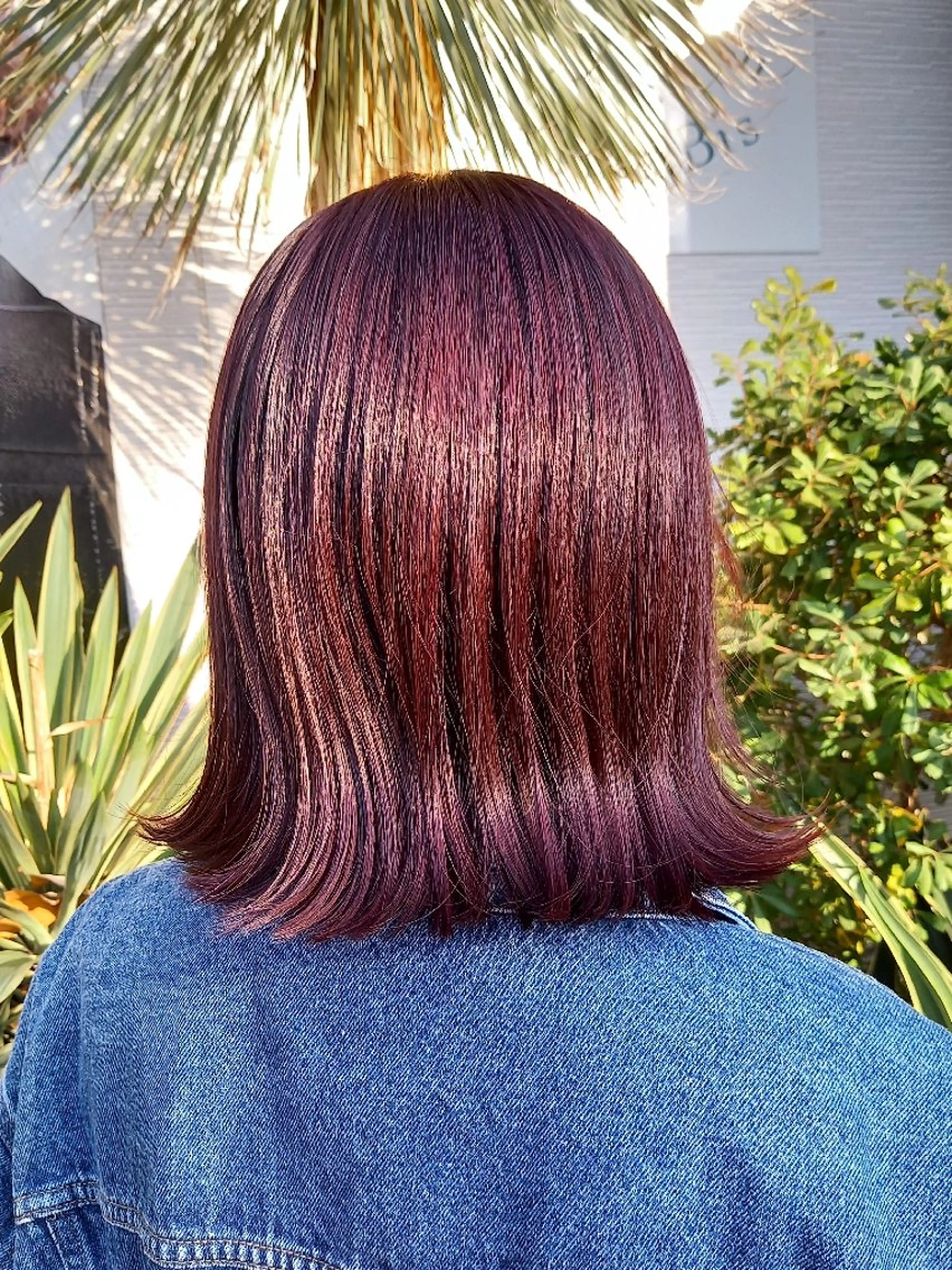 カラー ショート 切りっぱなしボブ ボブ ヘアカラー HANDSCLAN 山下のヘアスタイル