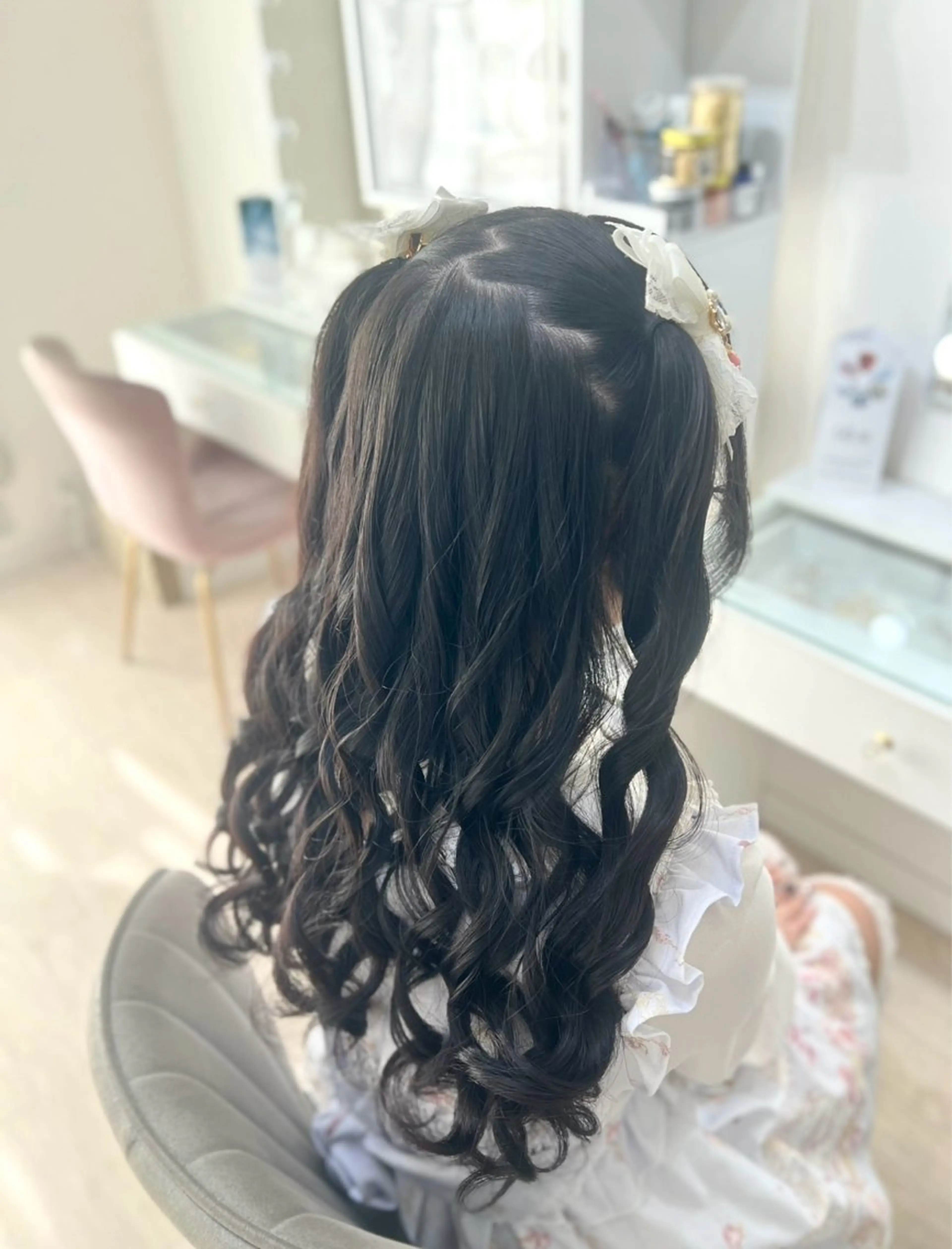 ロング ヘアセット ヘアセット/金山 佐野 妃都美のヘアスタイル