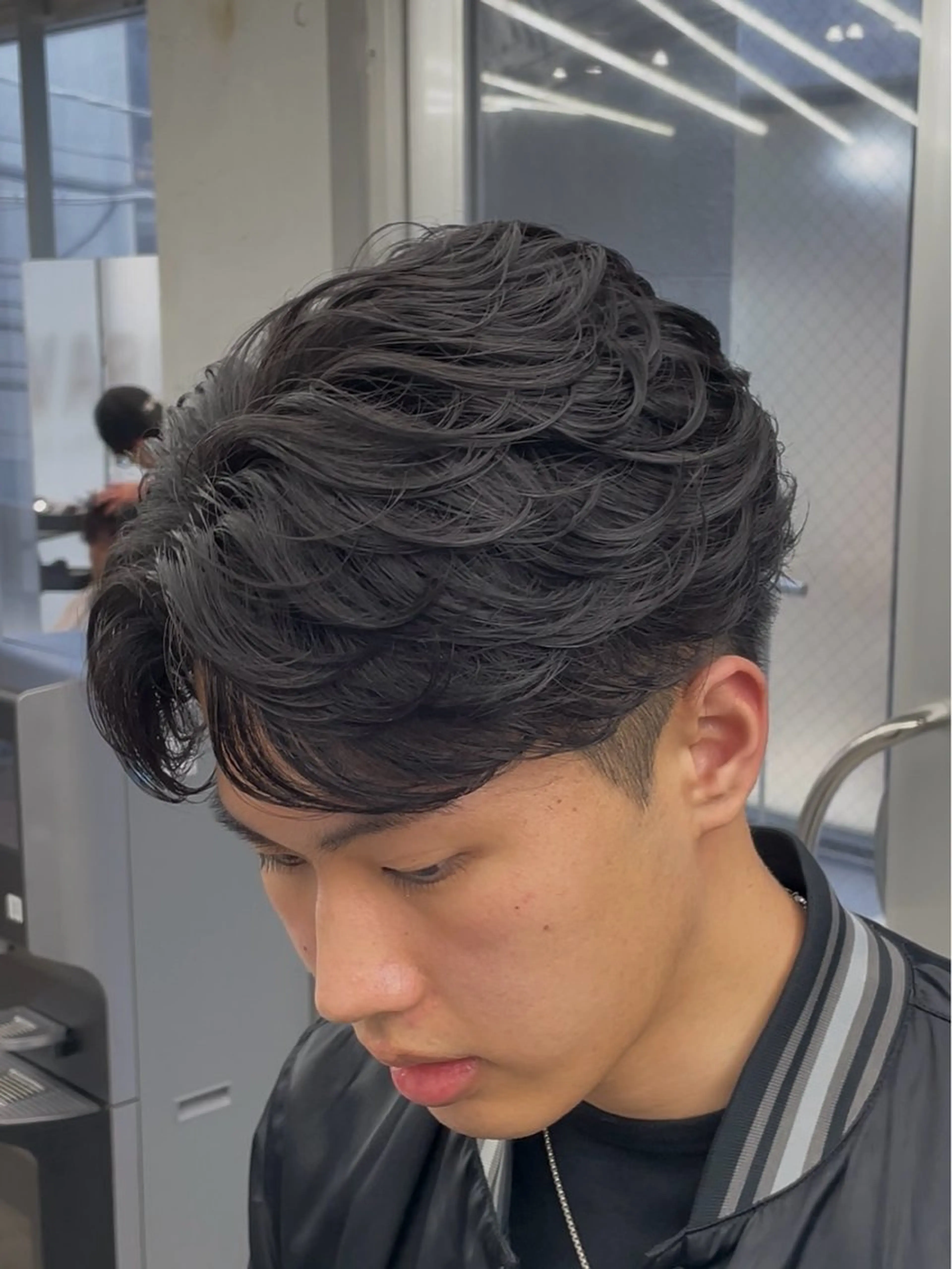 パーマ メンズ フェザーパーマ メンズパーマ カット パーマ トリートメント 🔱OVARL🔱 メンズパーマ/たいがのヘアスタイル