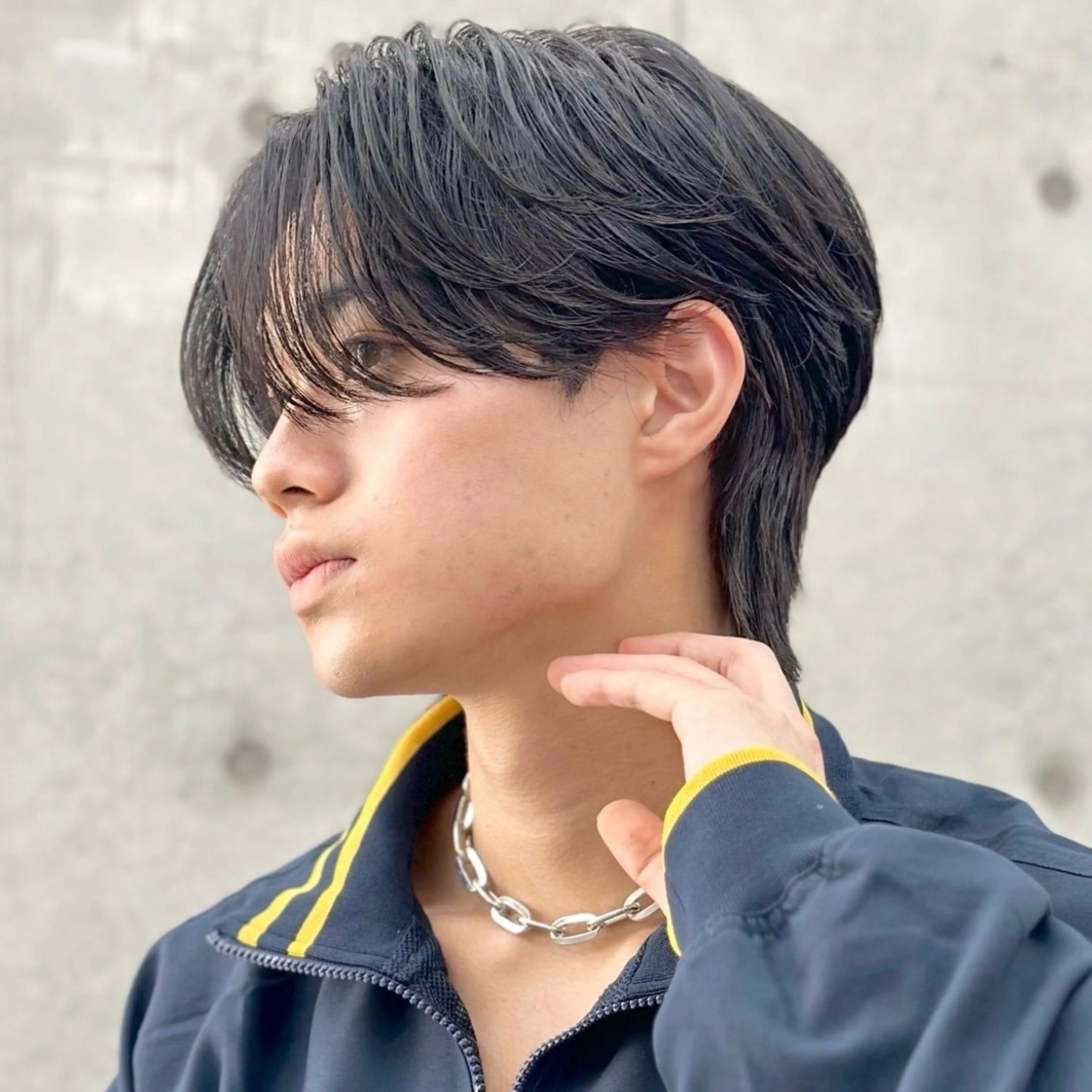 ミディアム ヘアアレンジ メンズ 【池袋メンズ特化】 金本佐介のヘアスタイル