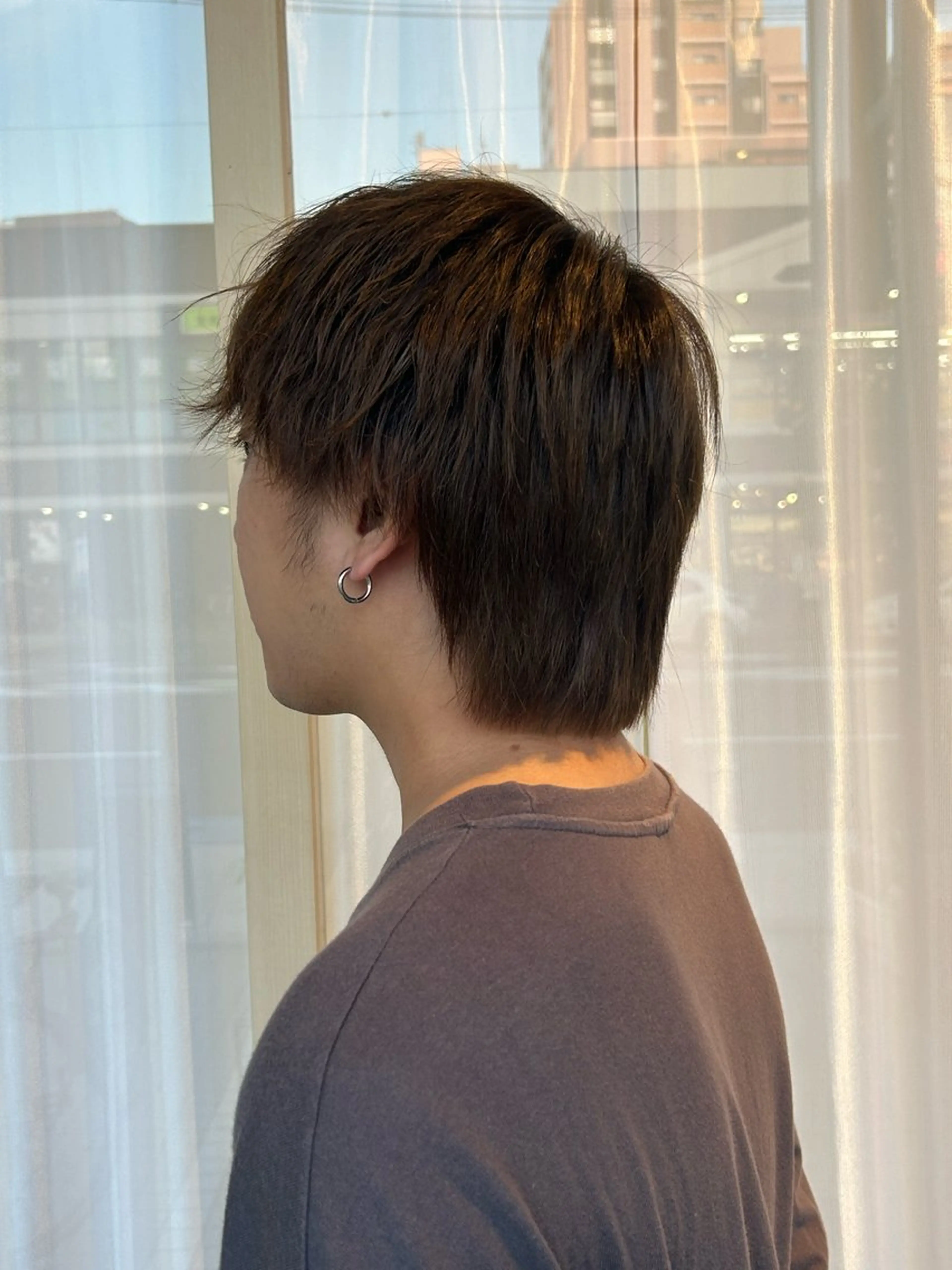 カラー メンズ 川筋 桃果のヘアスタイル