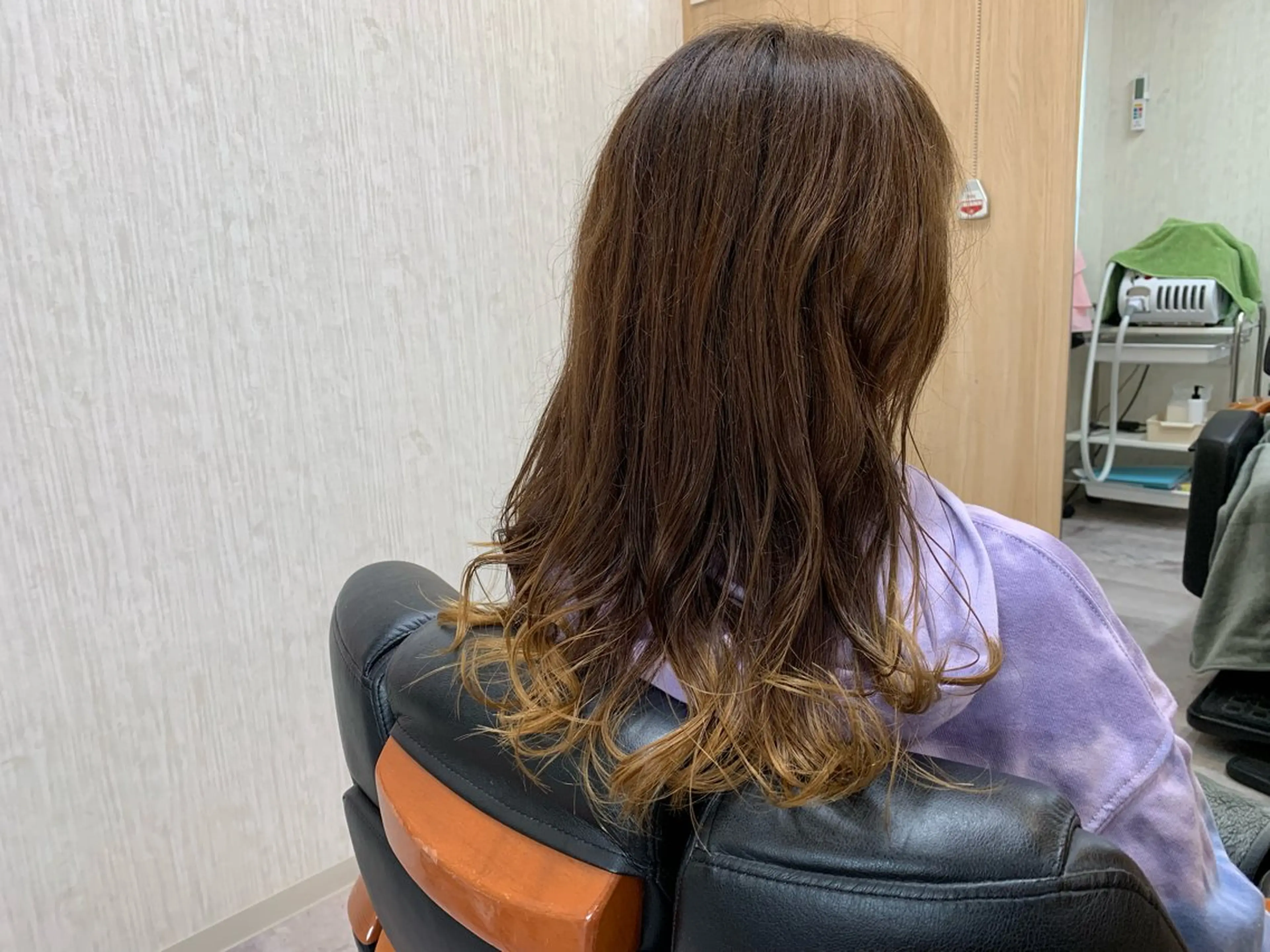 ロング カラー ブリーチ 曽我 夏生のヘアスタイル
