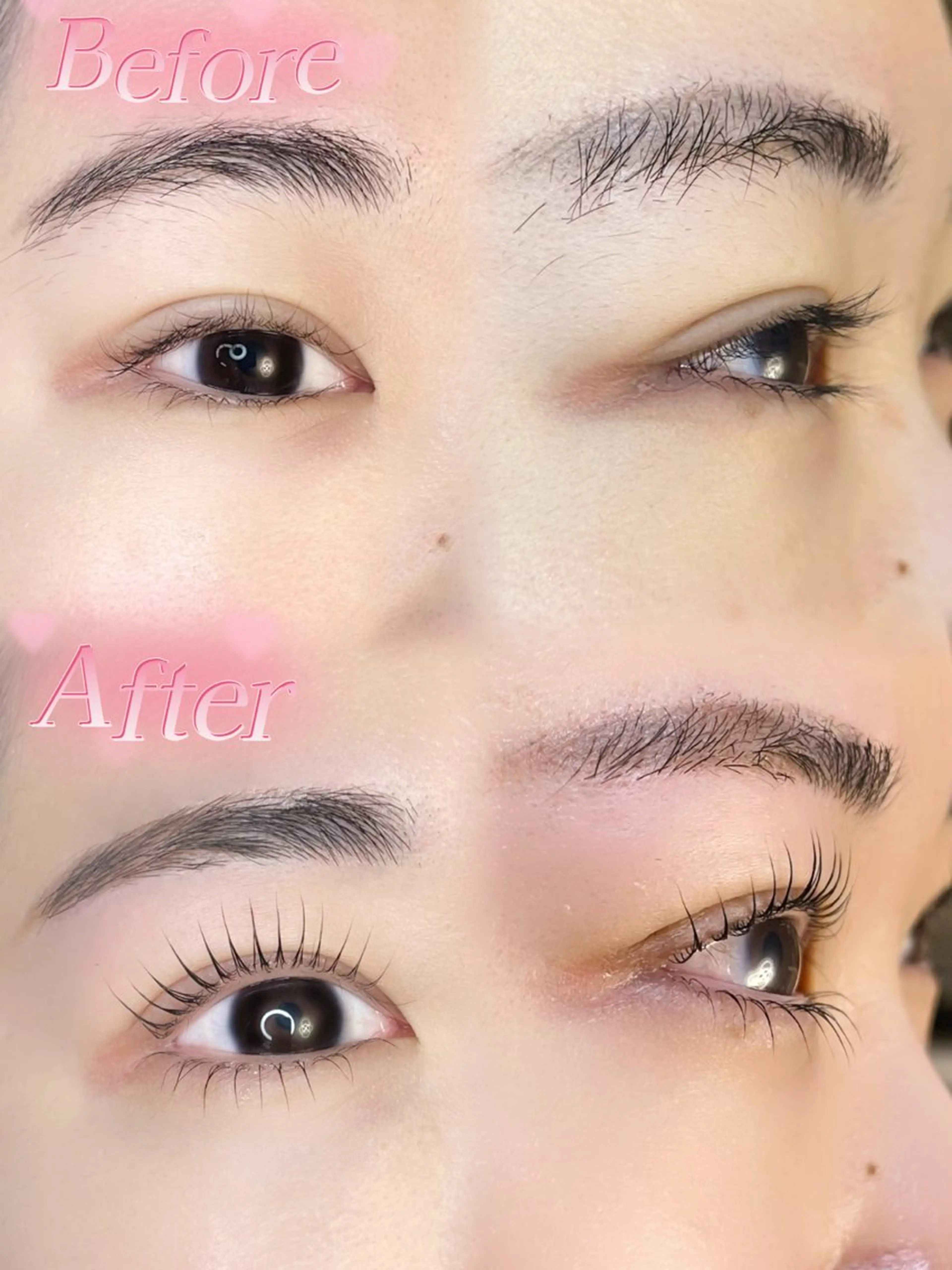 マツエク・マツパ ナチュラル 一重×まつ毛パーマ Sui Eye & Beautyのマツエク・マツパデザイン