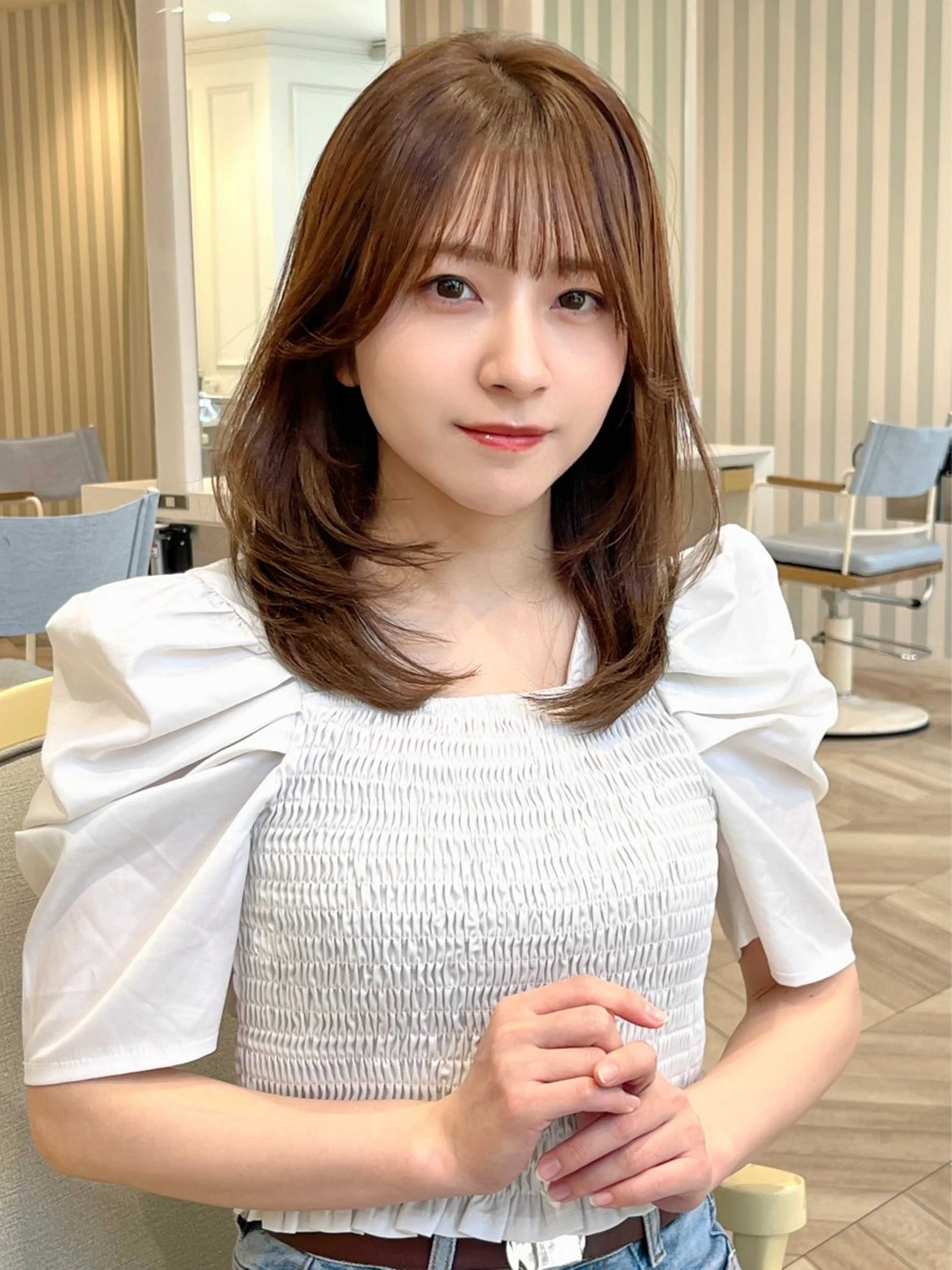 カット✨レイヤーカット✨韓国風ヘア✨の写真