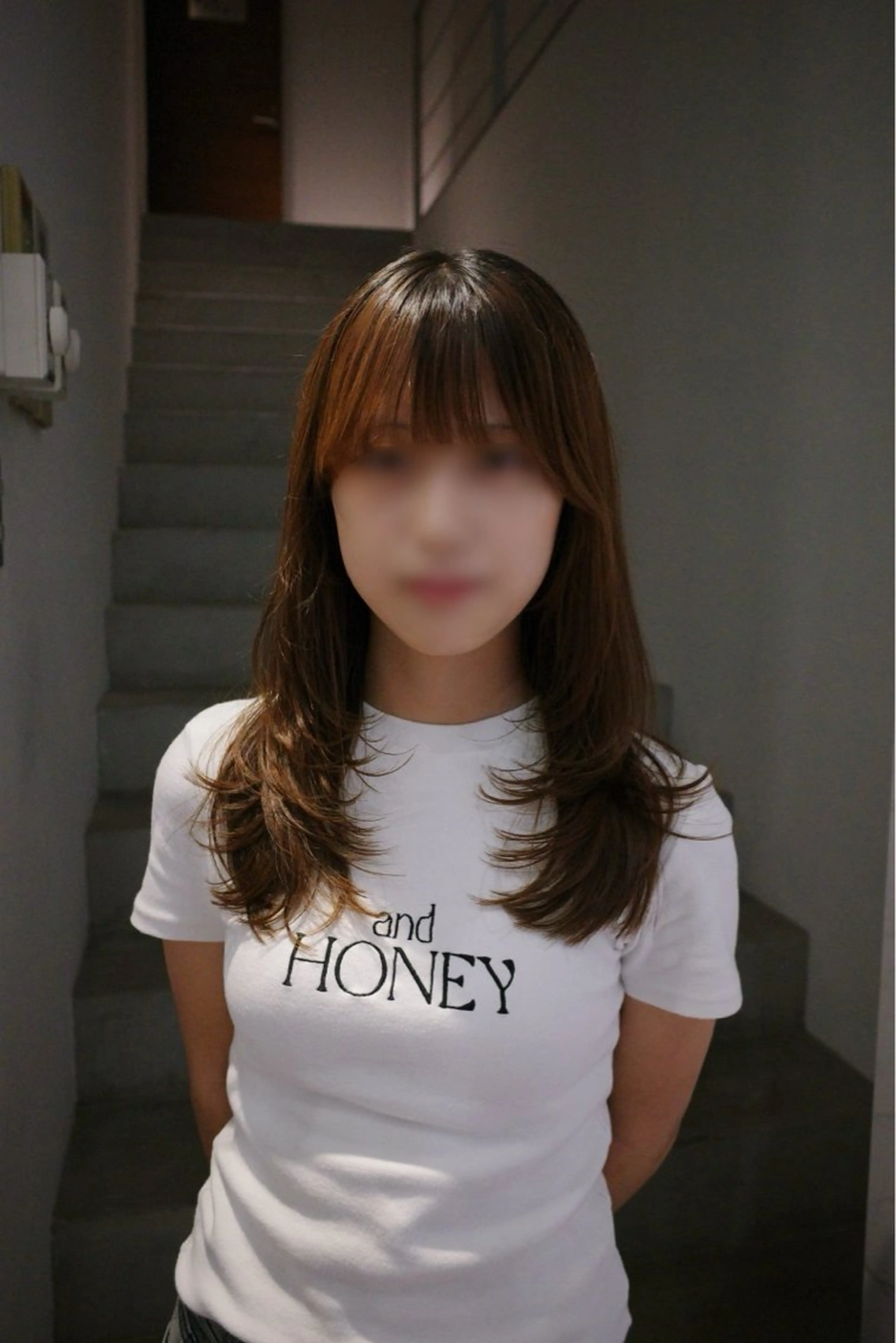 ロング ミユ/ショート/ カットモデル/名東区のヘアスタイル