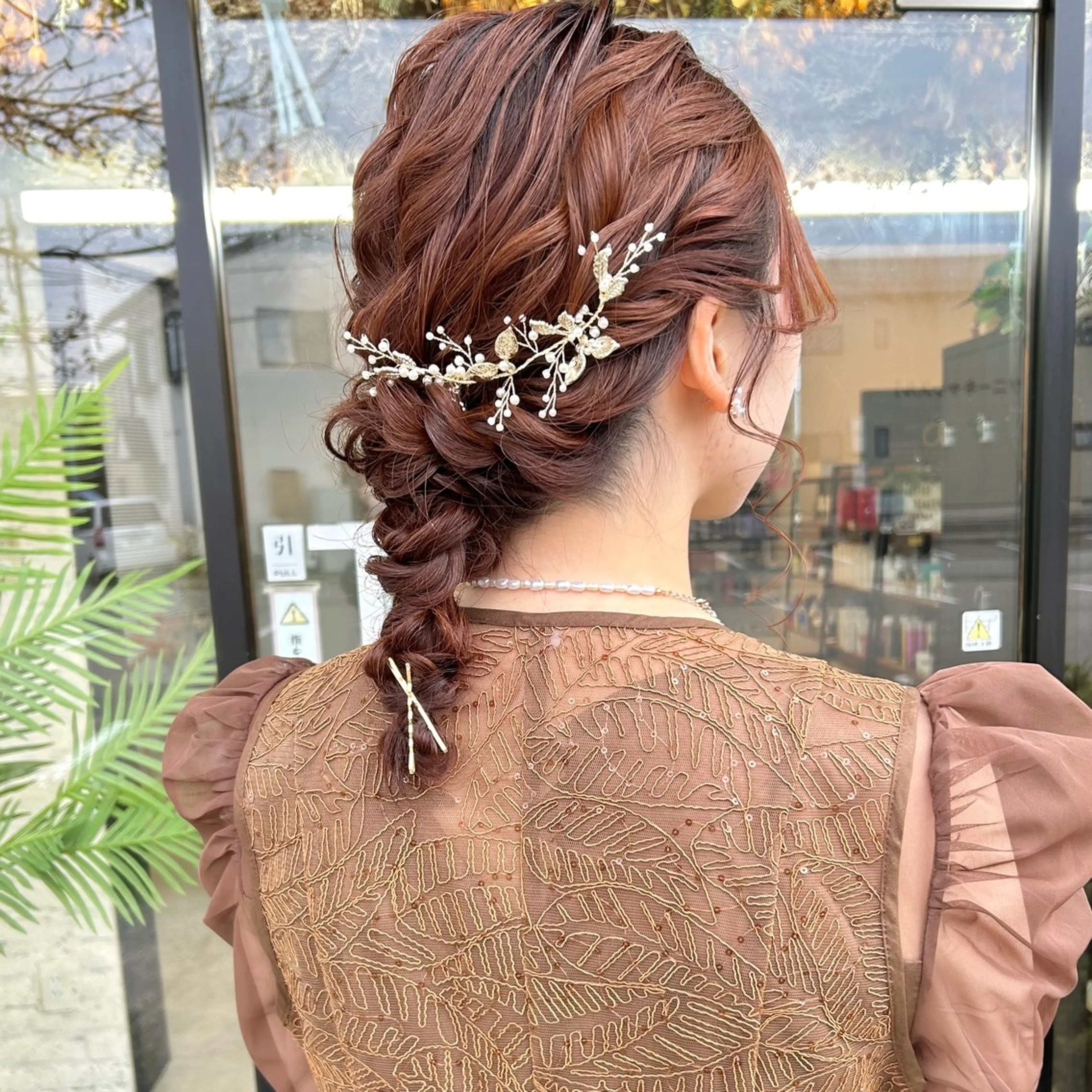 ミディアム ヘアアレンジ kyoka .のヘアスタイル