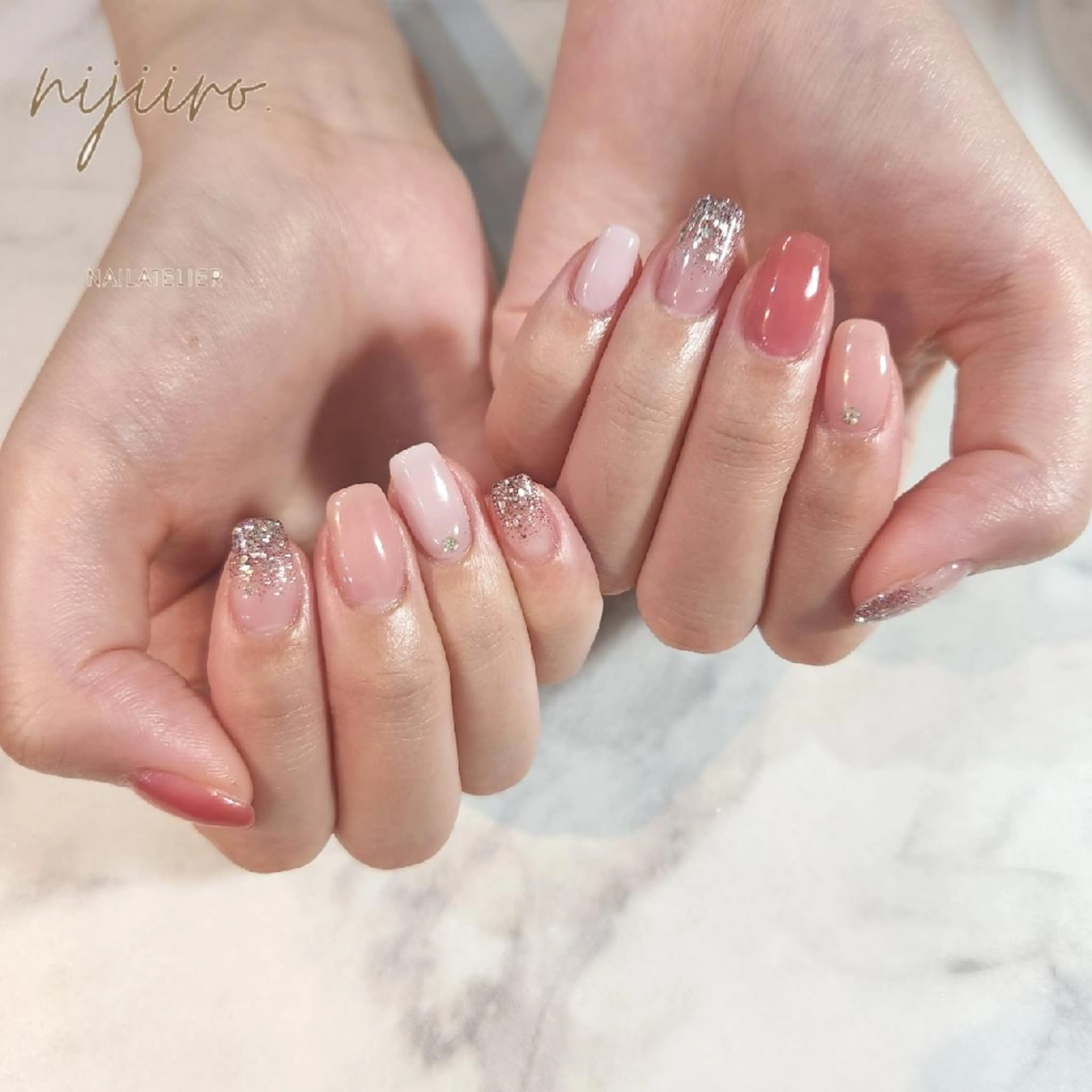 ネイル ハンドネイル nijiiro🌈 サトウのネイルデザイン