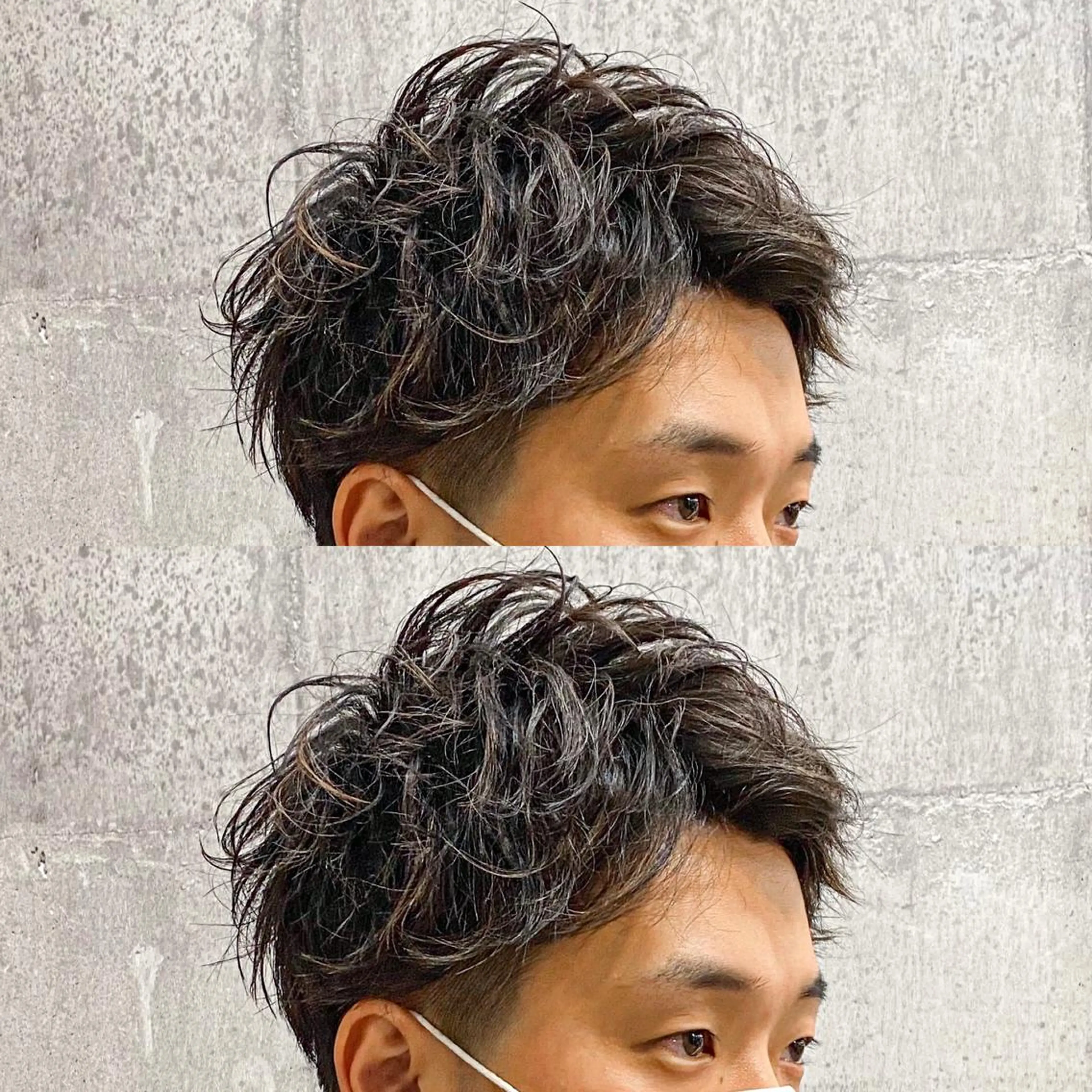 ショート パーマ メンズ 高橋 宏輔のヘアスタイル