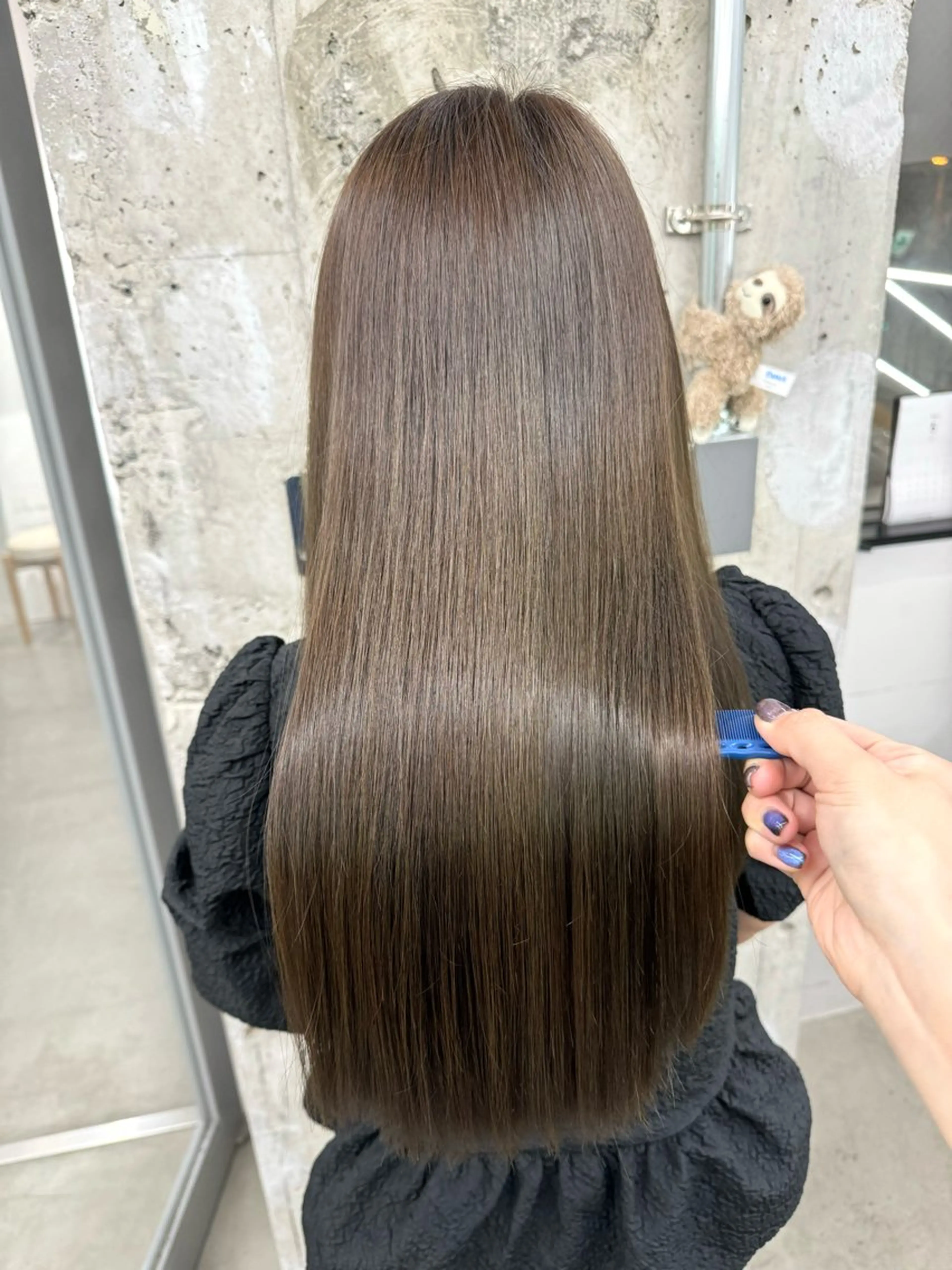 艶髪ストレート(酸性縮毛矯正) ➕カット➕6Step超音波トリートメント【縮毛矯正】の写真
