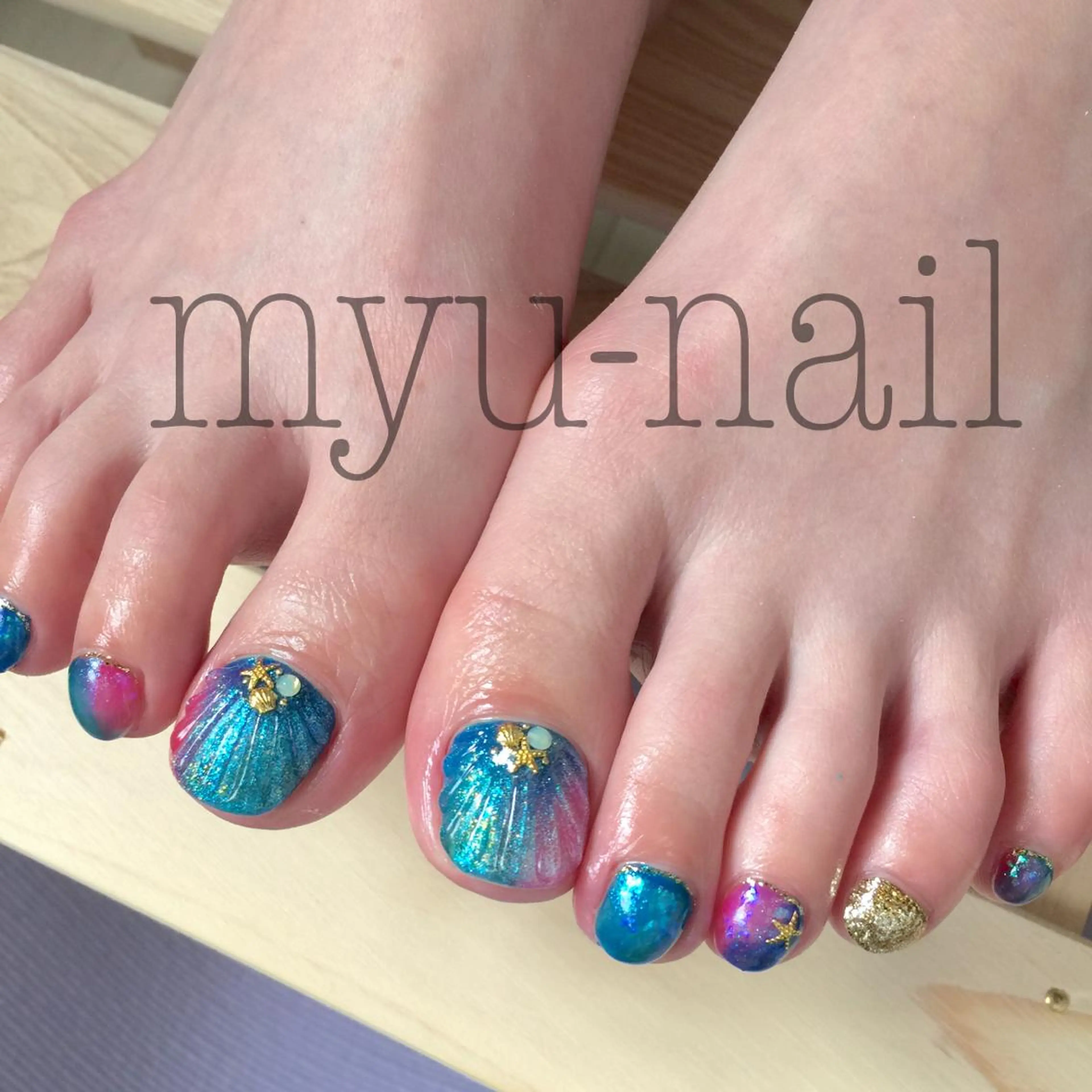 ネイル フットネイル ホームサロン myu-nailのネイルデザイン