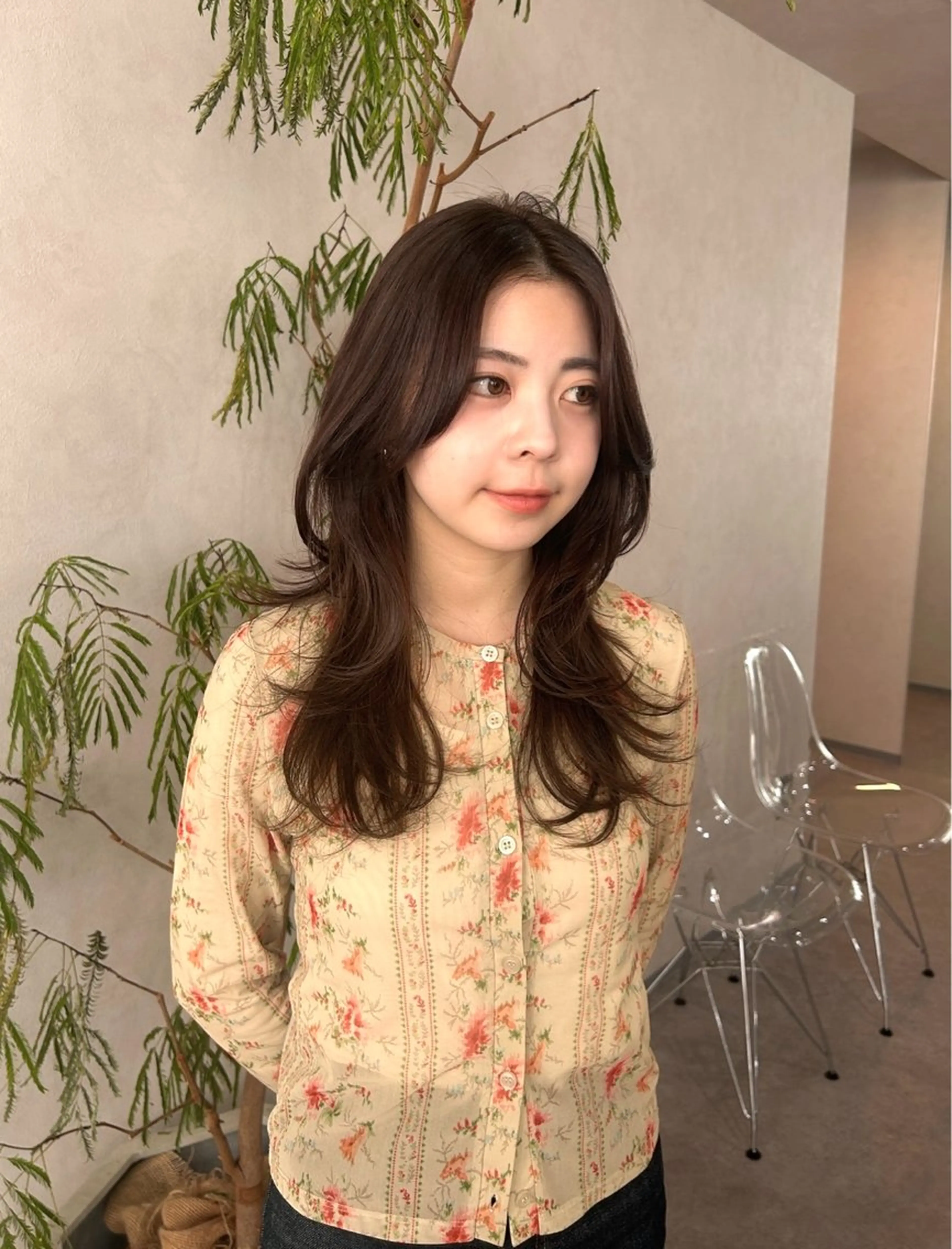 ロング カラー カット ヘアカラー トリートメント 🌷横浜/レイヤー /艶カラー🌷のヘアスタイル