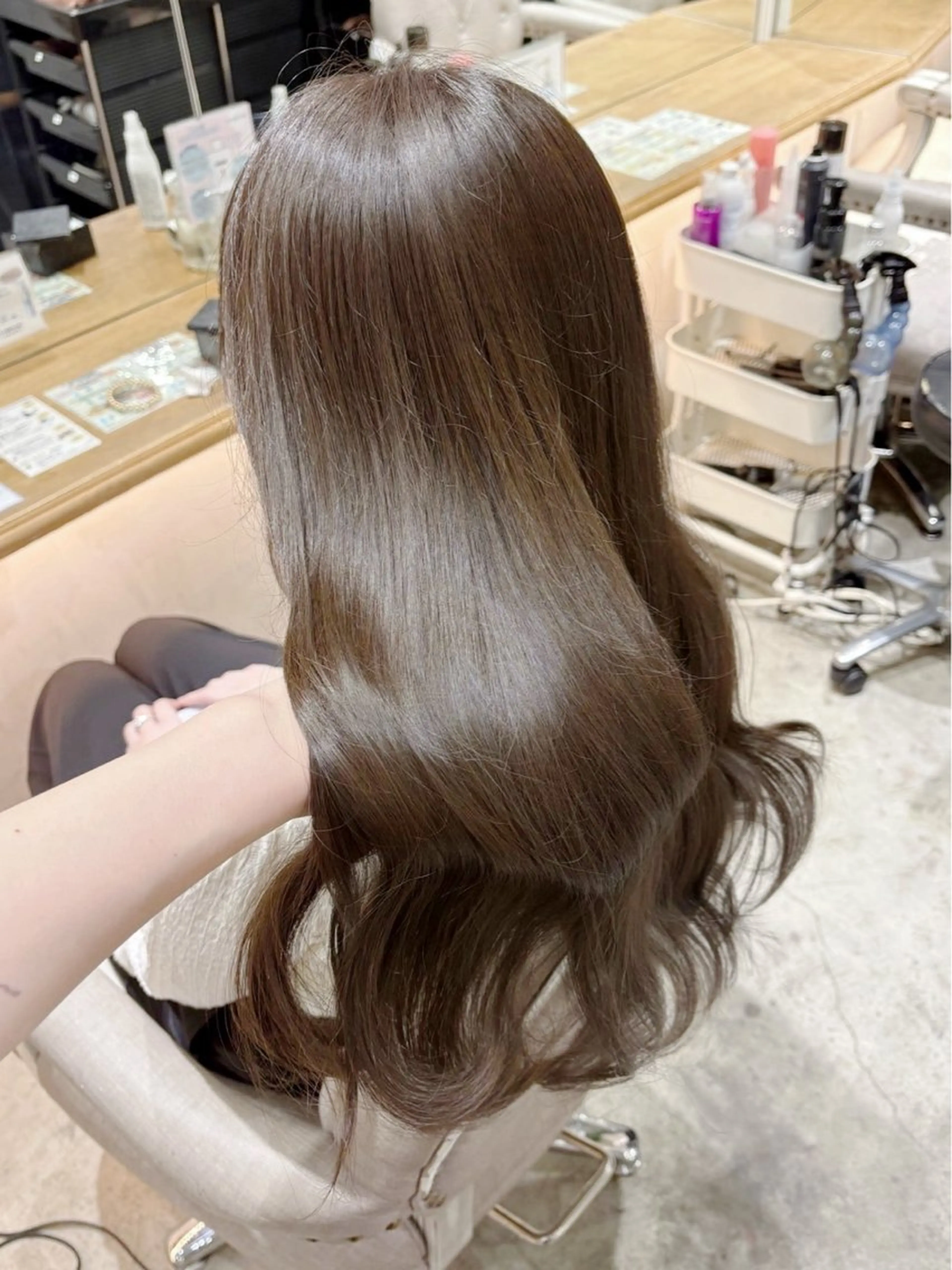 🎗️赤み消し🎗️カット＋アディクシーカラー♡の写真