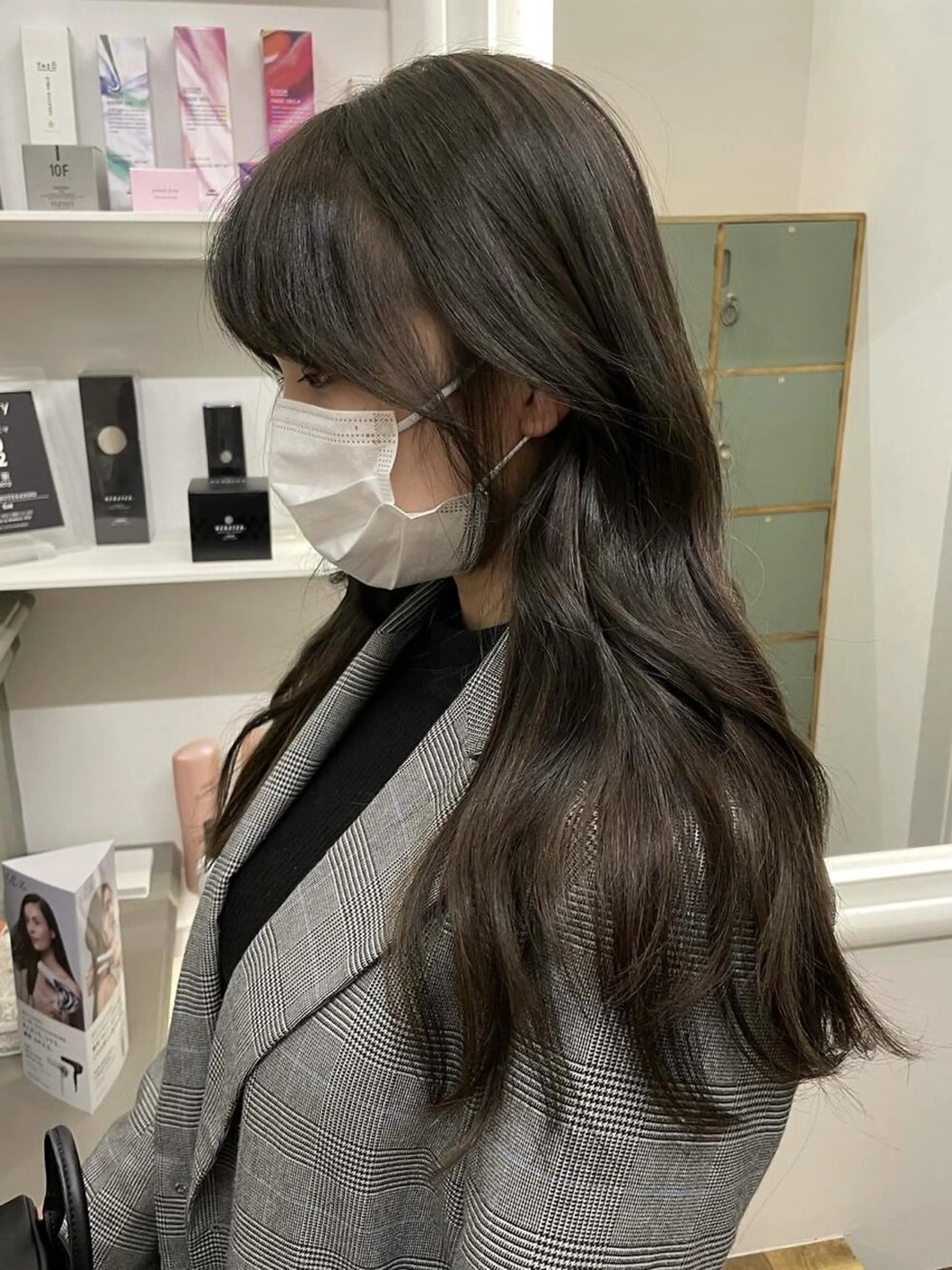 ロング シールエクステ ボブ エクステ ロング 吉村 憂々のヘアスタイル