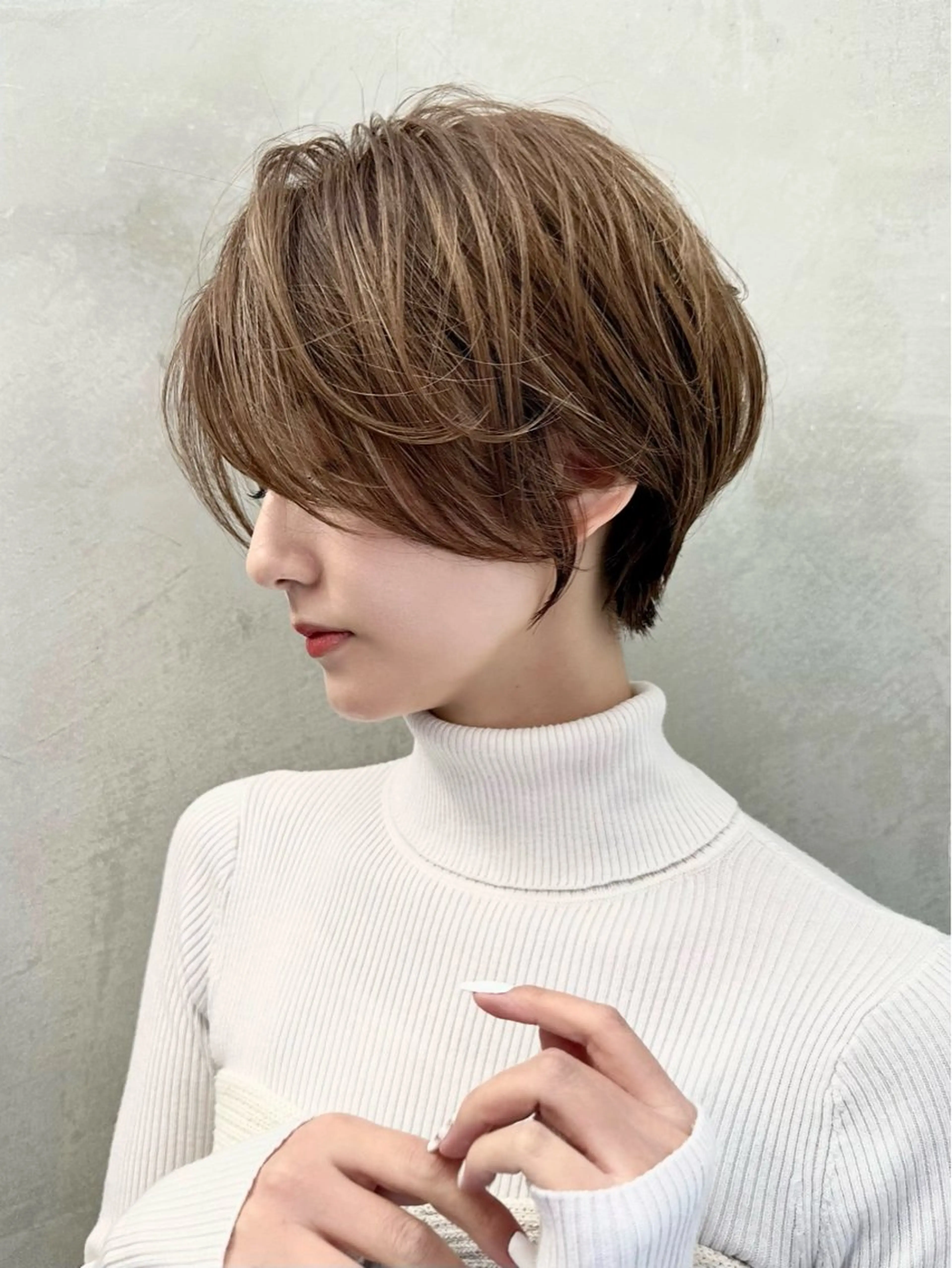 ショート カラー カット ヘアカラー トリートメント ヘッドスパ taiga レイヤー /髪質改善/矯正🌈のヘアスタイル