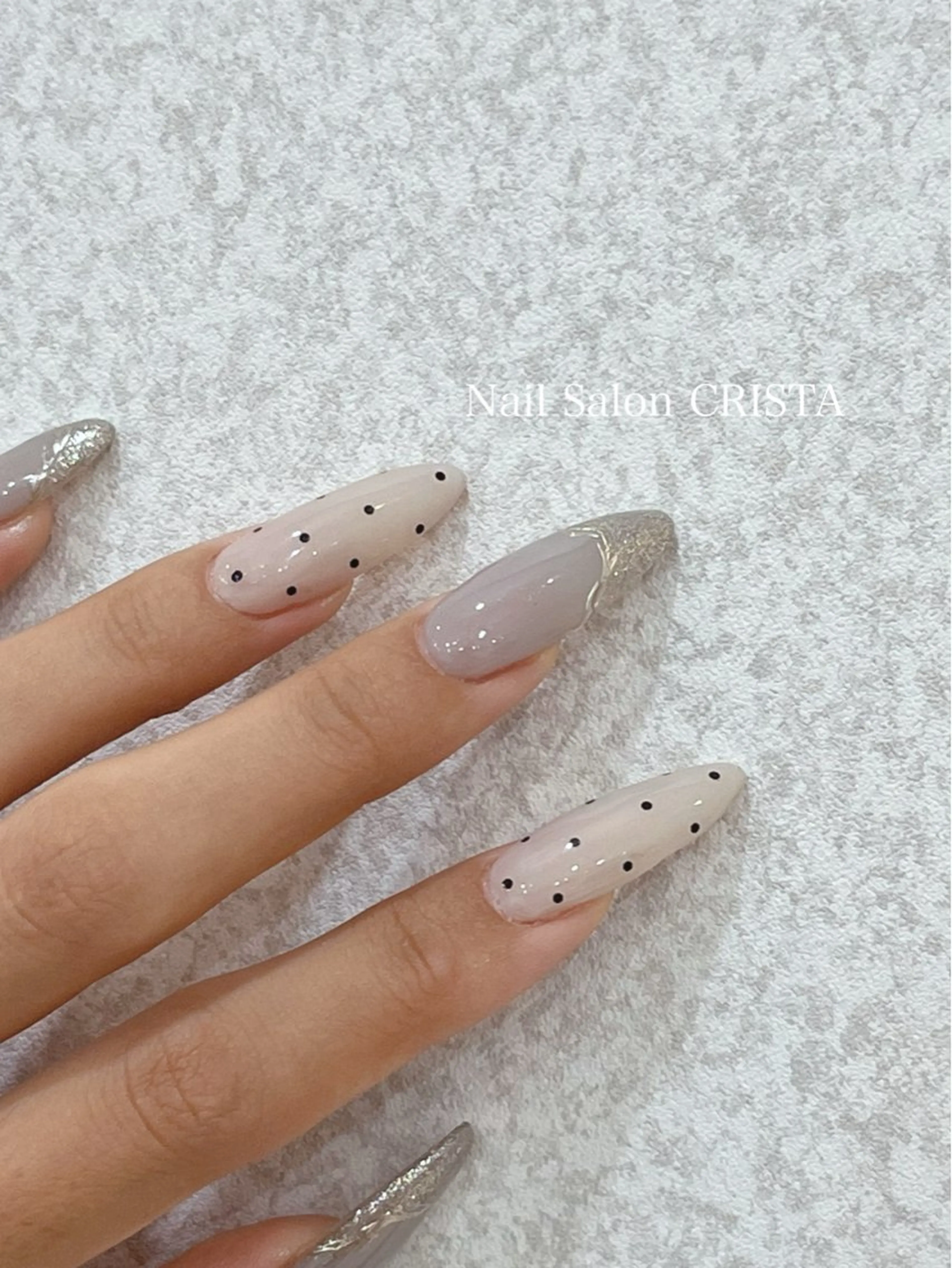 【オフなし🎀】スカルプ10本長さだし＋韓国・ワンホンデザインの写真