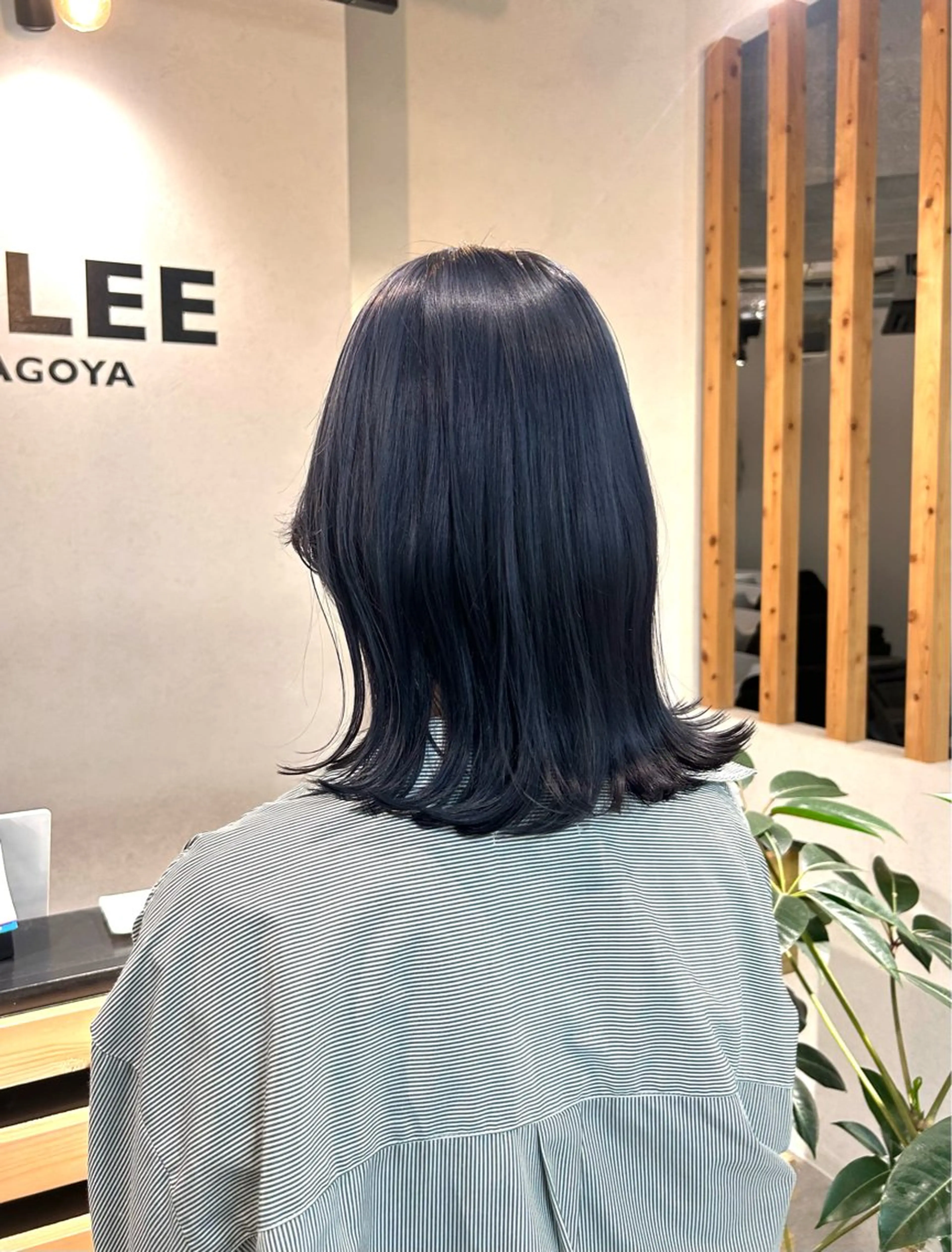 ミディアム ryo yaのヘアスタイル