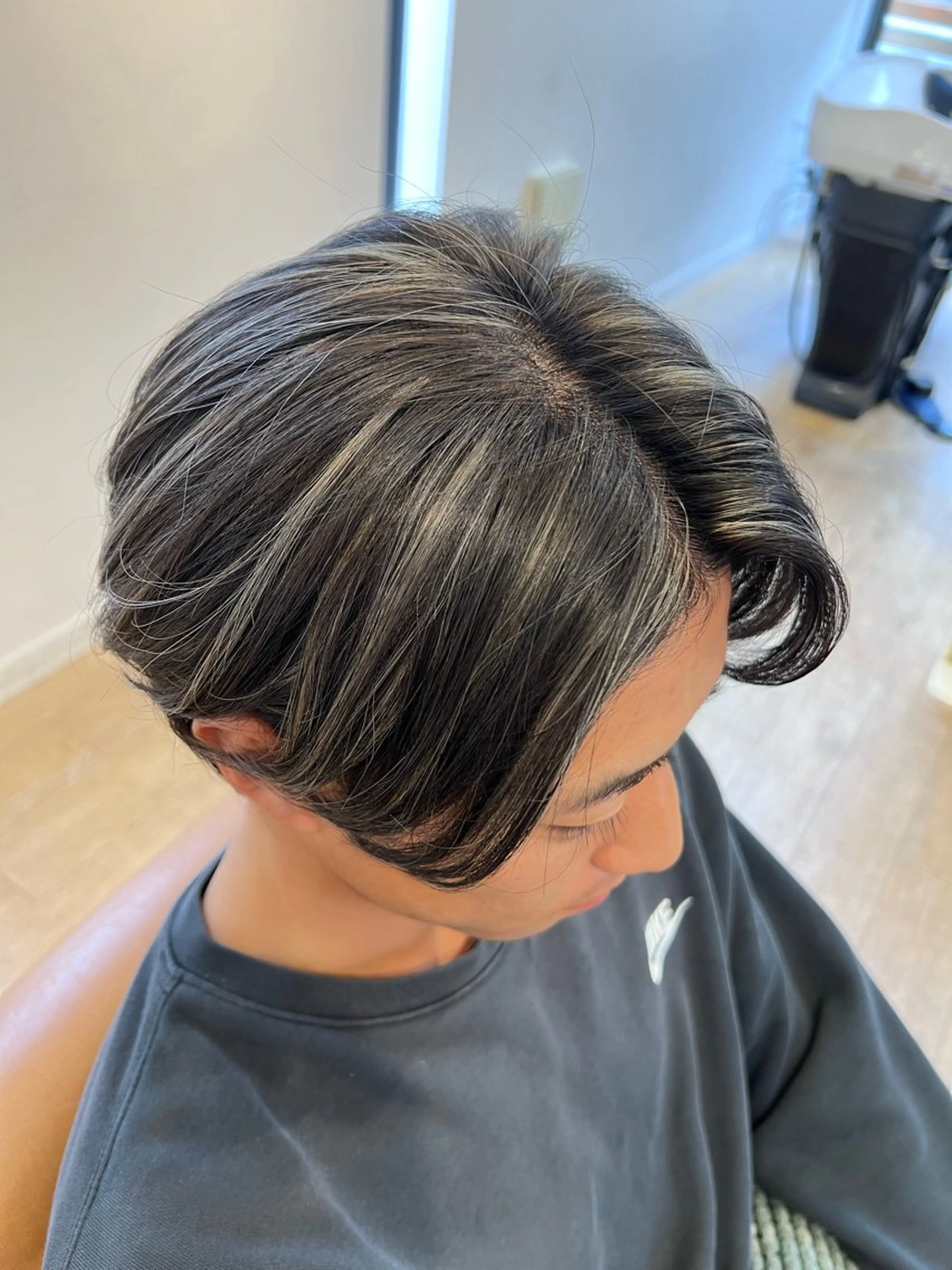 ショート カラー メンズ 篠原 海のヘアスタイル