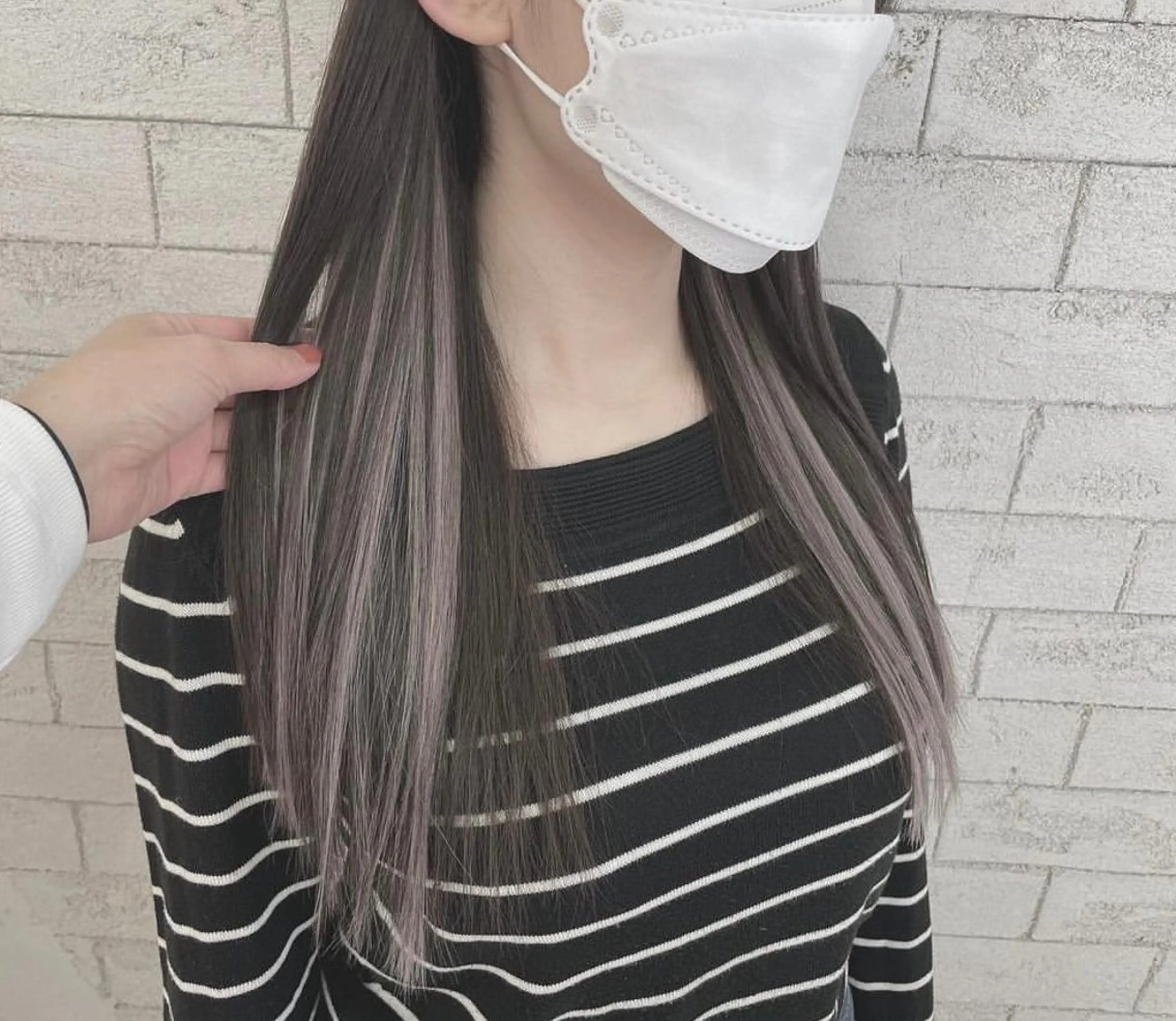 ロング 韓国風透明感カラー 💎YUI💎のヘアスタイル