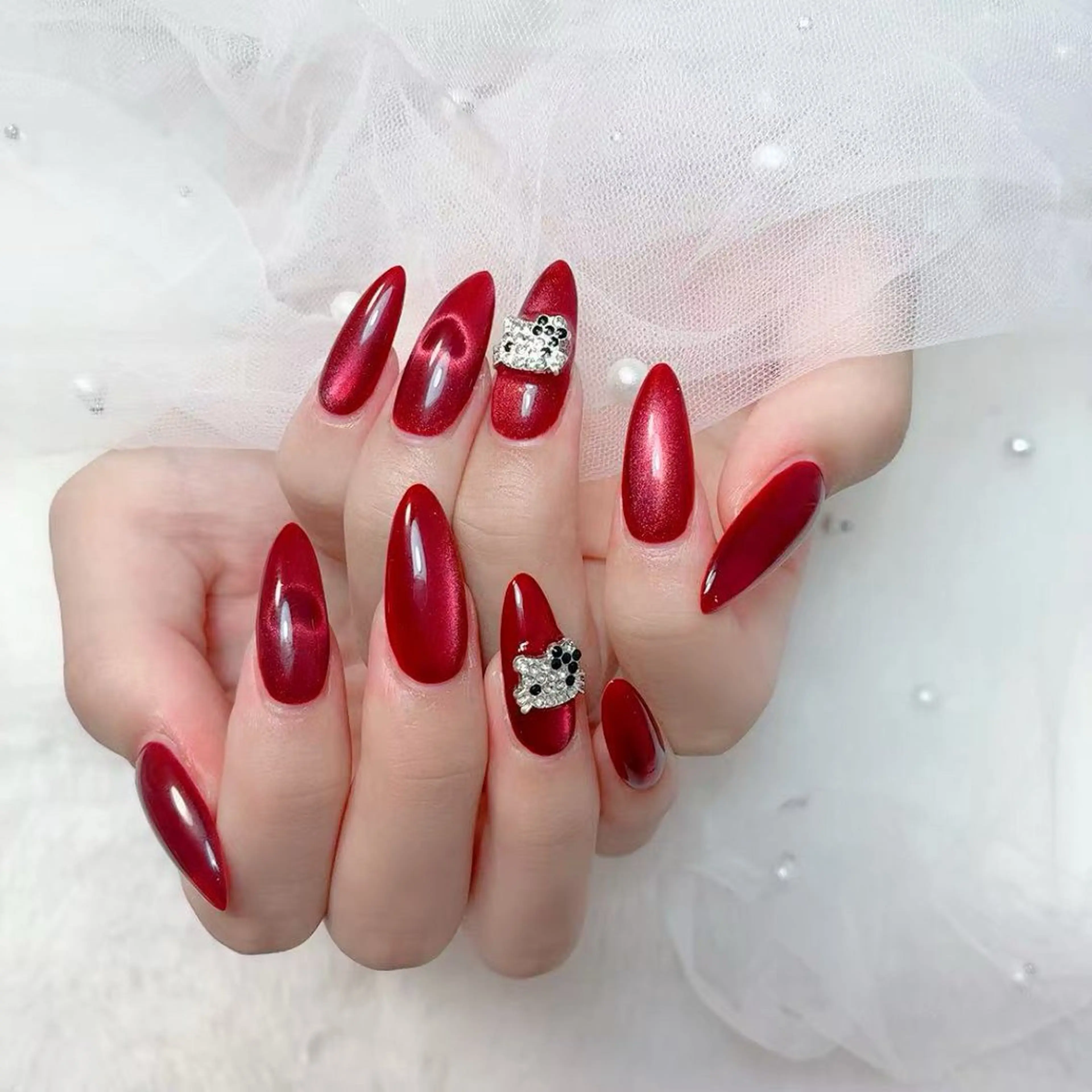 ネイル アートネイル フットネイル ジェルネイル マグネットネイル パラジェル ハンドネイル B·U Nail大宮 長さだし専門店のネイルデザイン