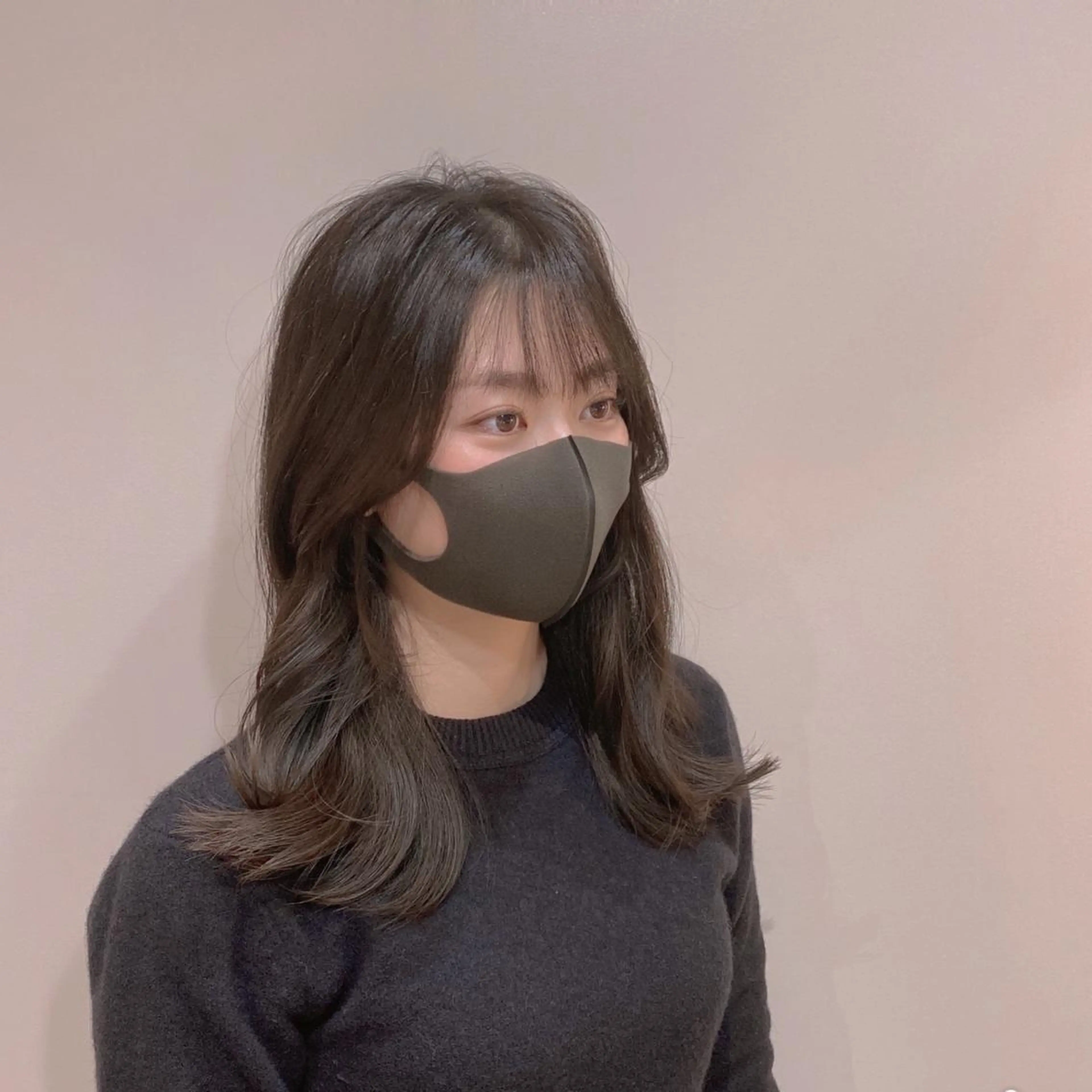 セミロング カット ヘアカラー トリートメント パーソナルカラー lapiax阿部のヘアスタイル