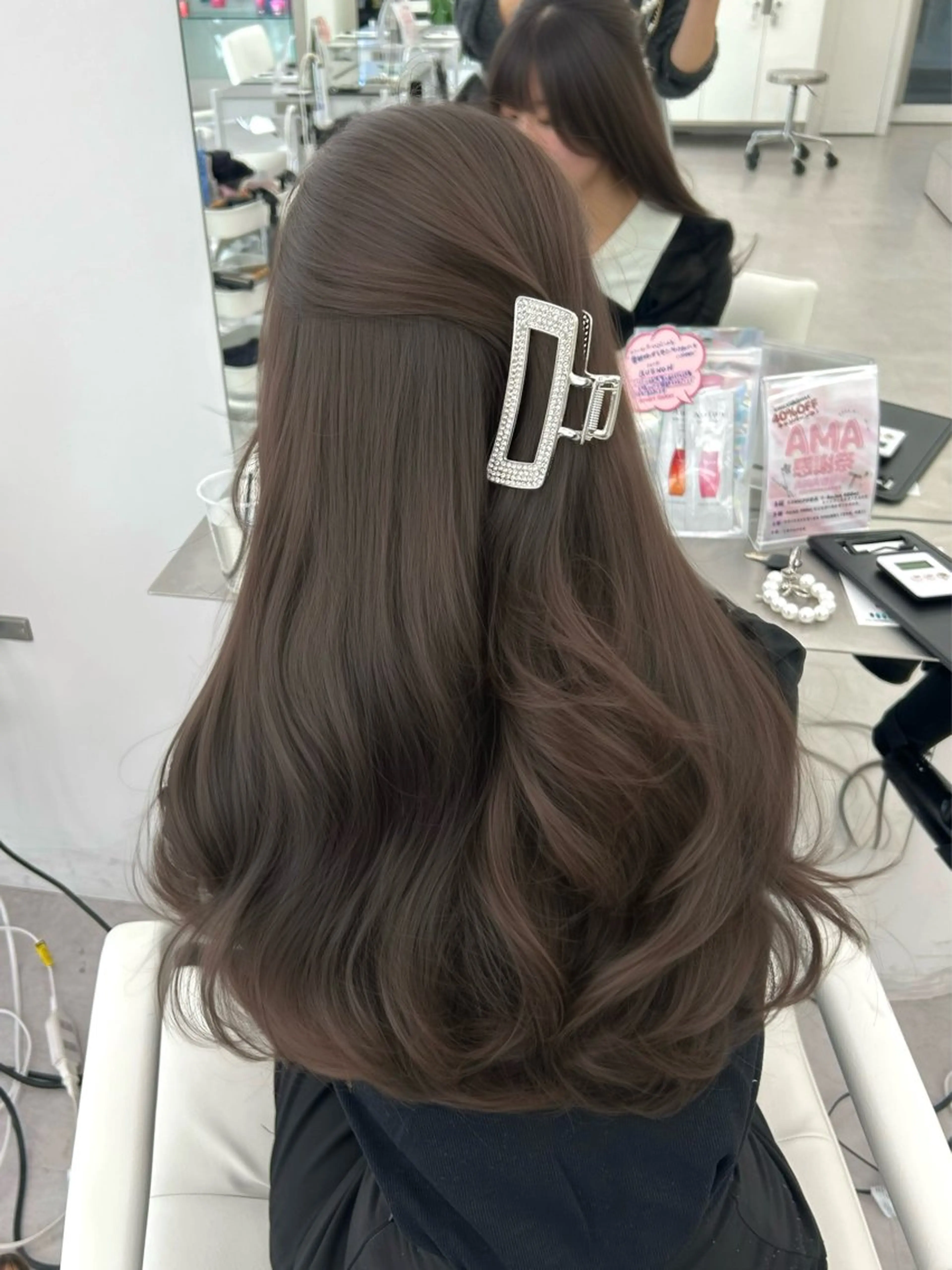 ロング カラー カット ヘアカラー トリートメント 透明感カラー 古山 結季🌙🖤のヘアスタイル