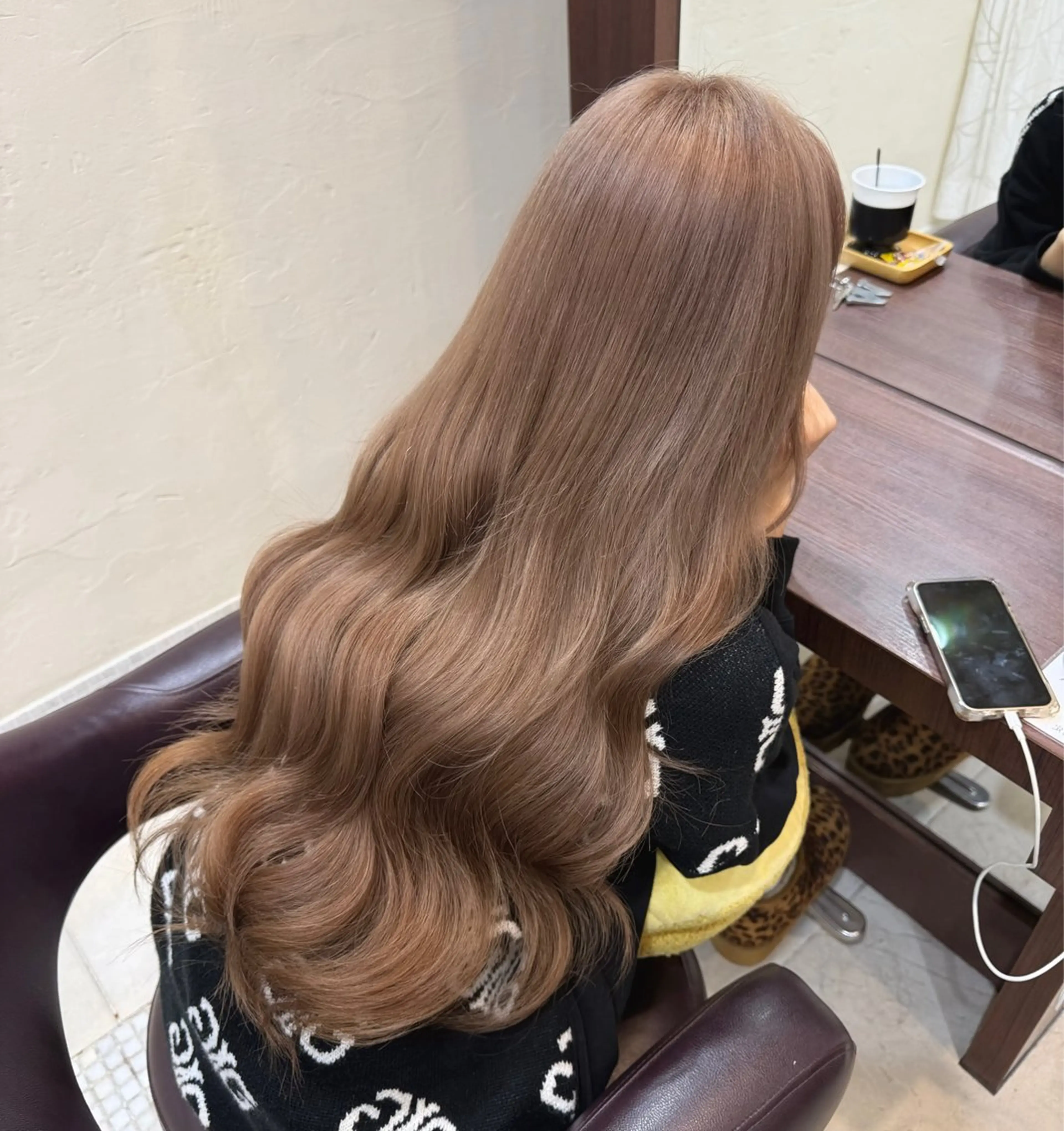ロング カラー ヘアカラー ベージュ/透明感 color/rinのヘアスタイル