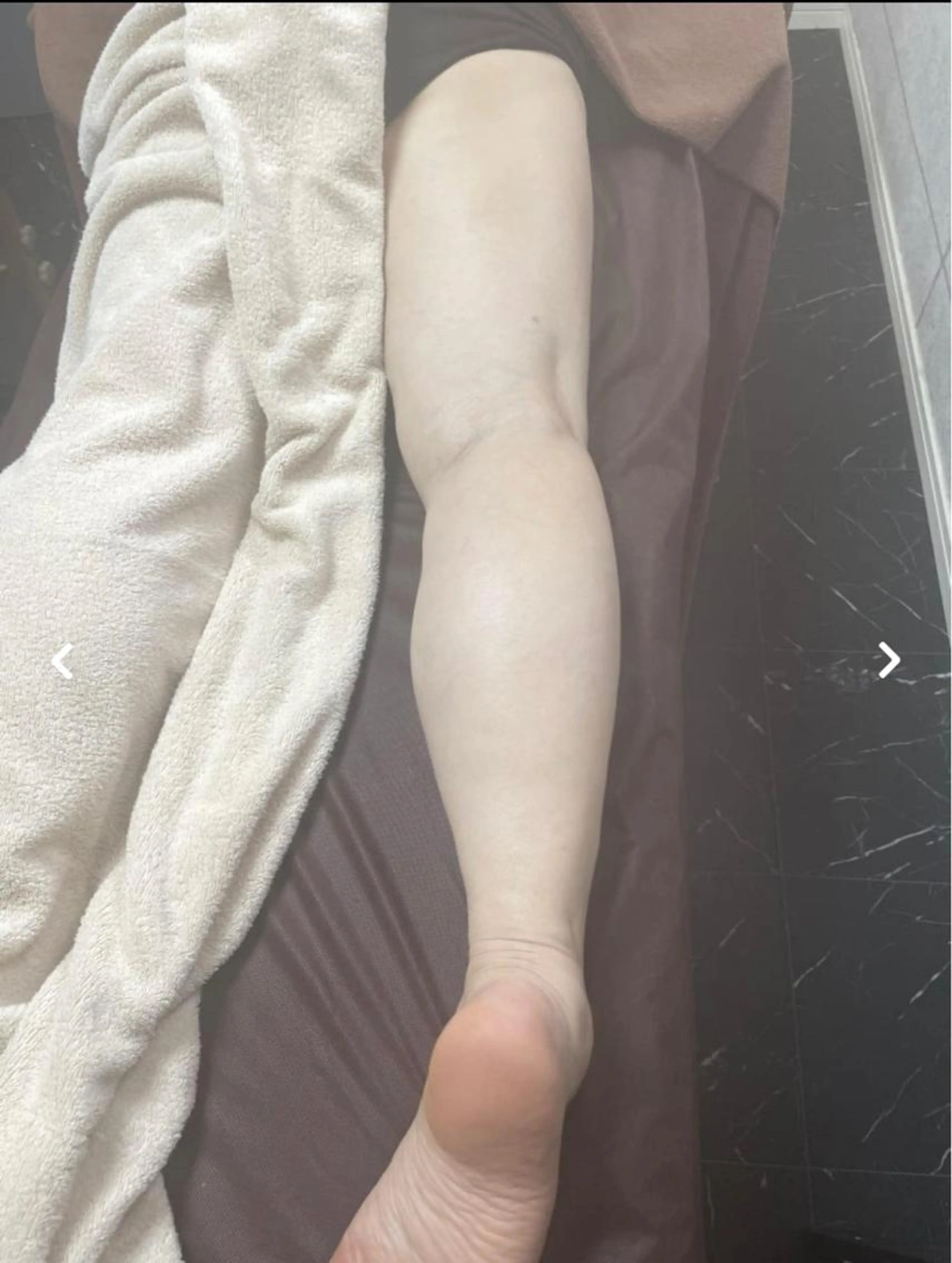 半身リンパマッサージの写真