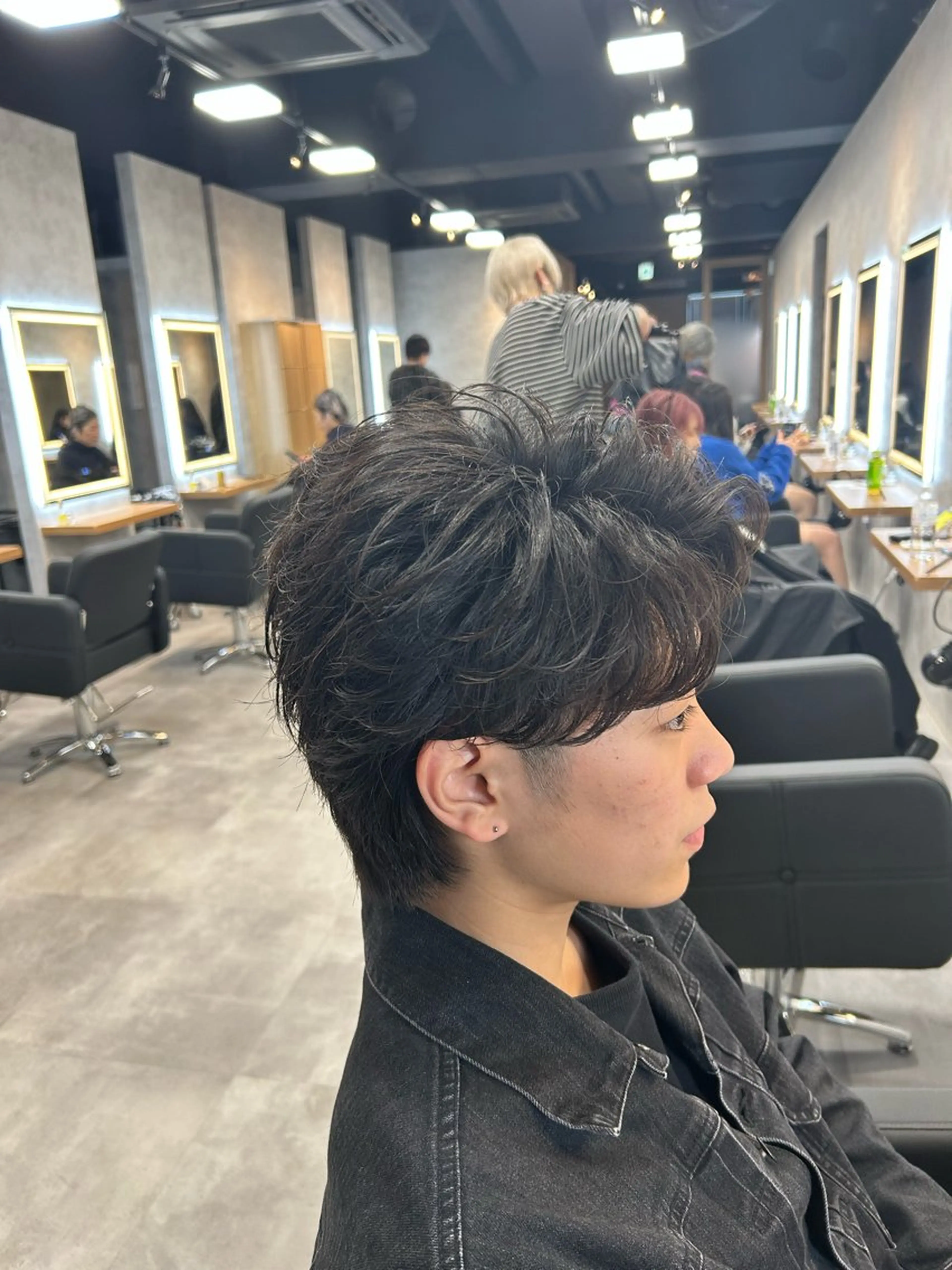 ショート カラー パーマ メンズ メンズ特化 👑YUTAのヘアスタイル